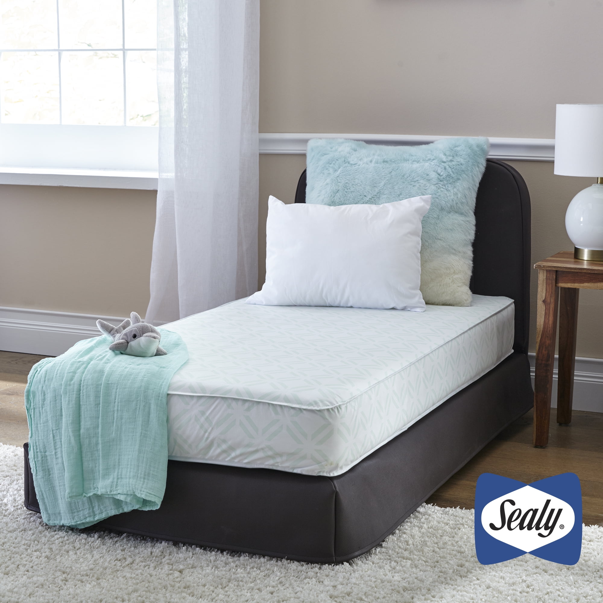 Sealy 2-in-1 Baby Ultra Rest 2-Stage Baby Crib & Toddler Mattress, 204 Coil, Waterproof - Image 5