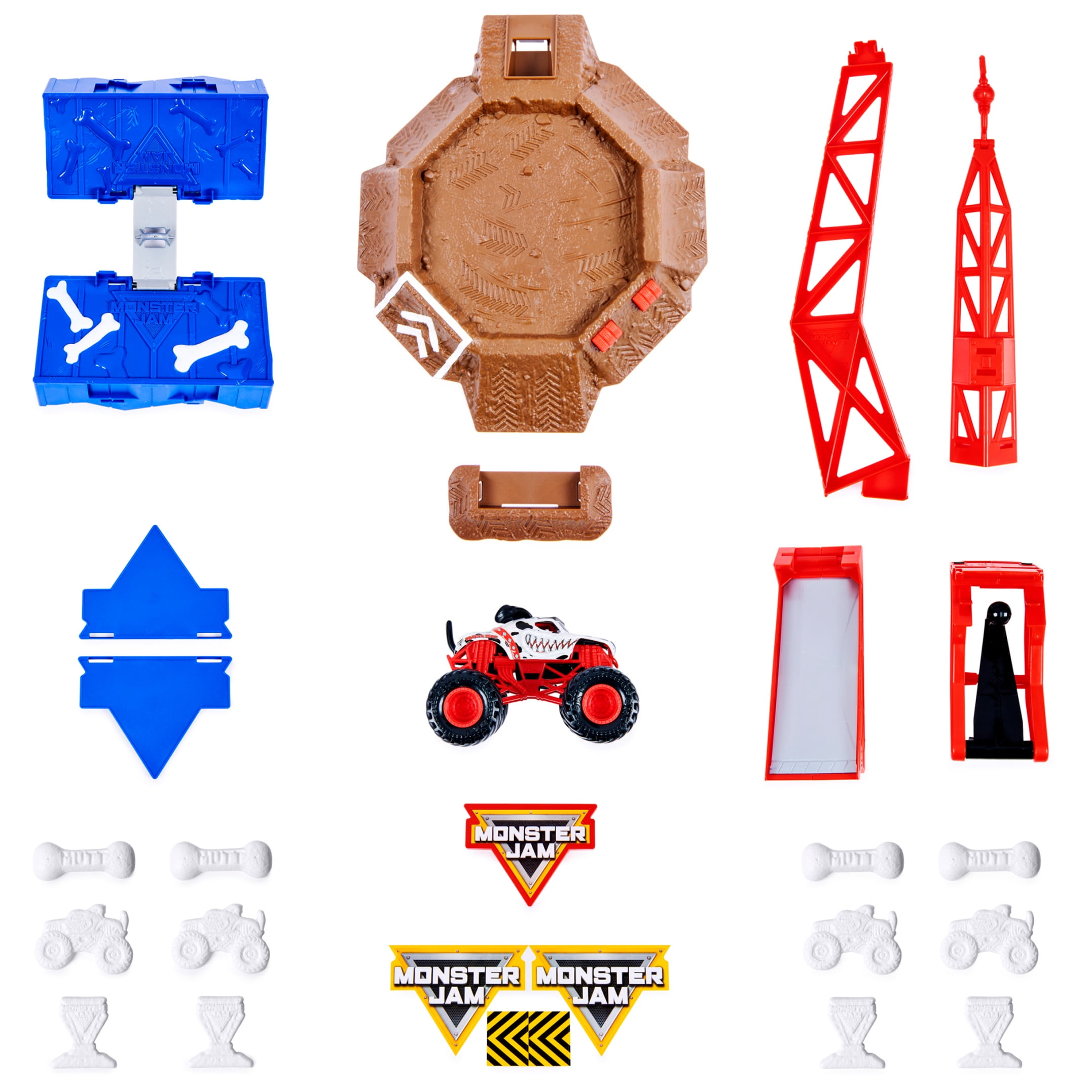 Monster Jam Blastin' Bones Playset with Exclusive Monster Mutt Dalmation - Image 2