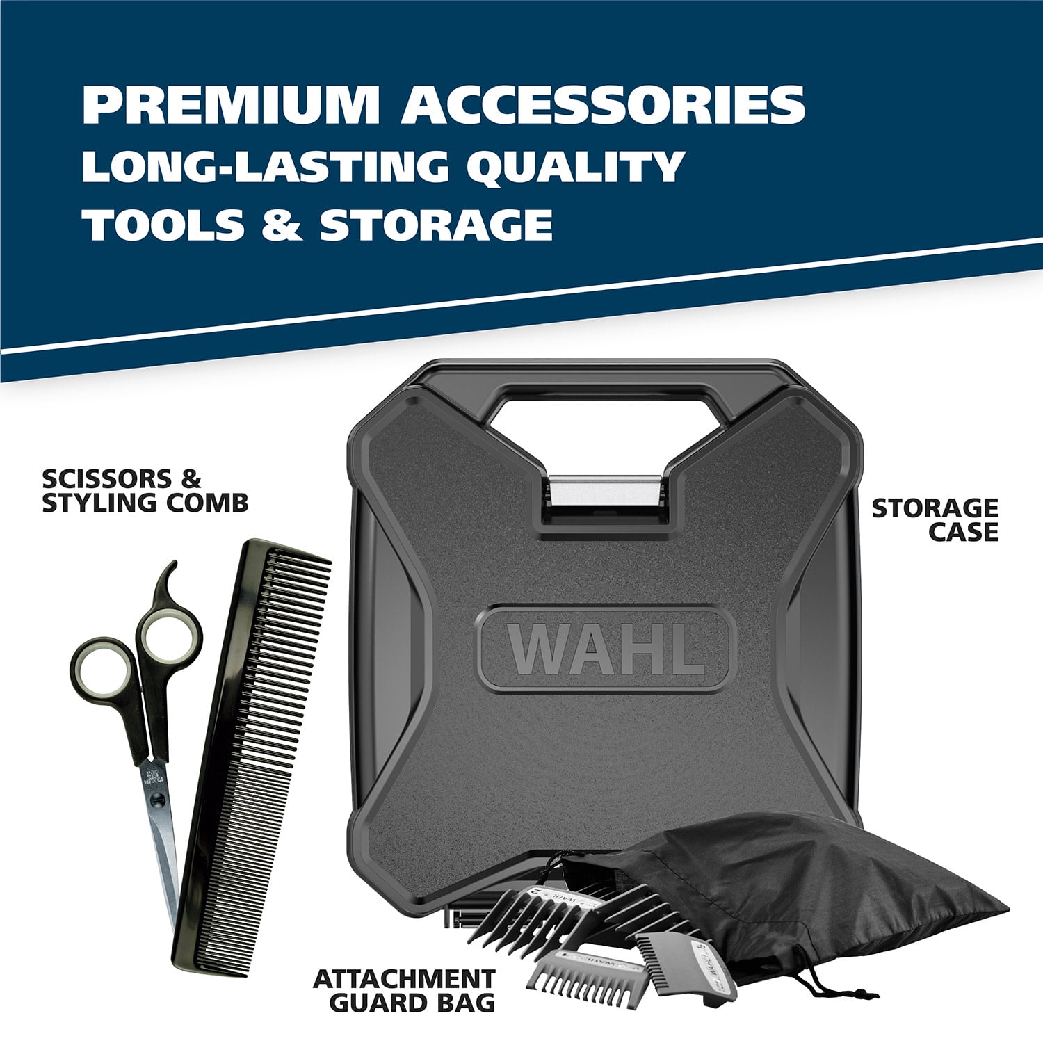 Wahl Premier Series 22 Piece Multi-Cut Corded Hair Clipper for Men or Woman, 79482 - Image 6