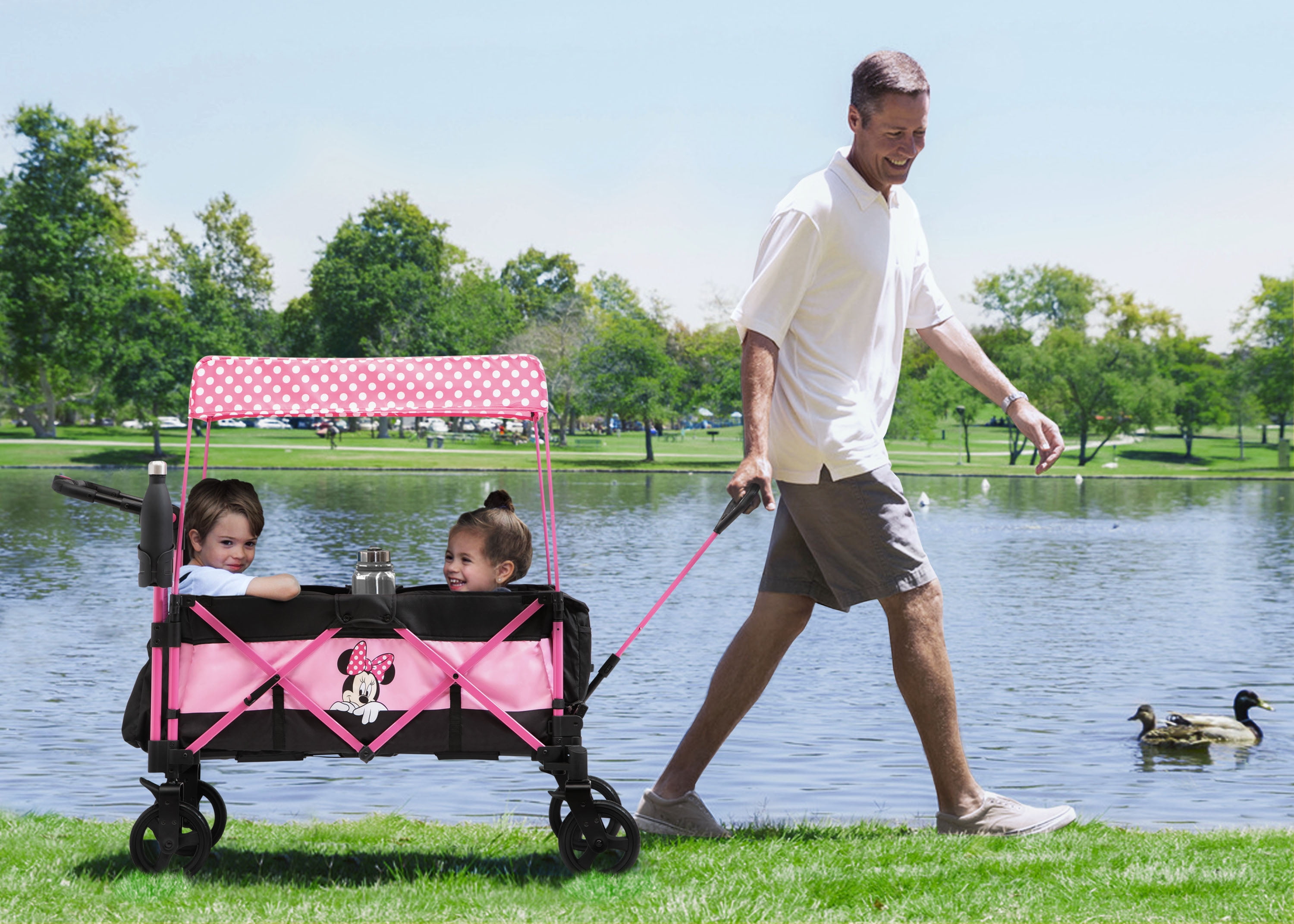 Disney Minnie Mouse Stroller Wagon by Delta Children - Image 8