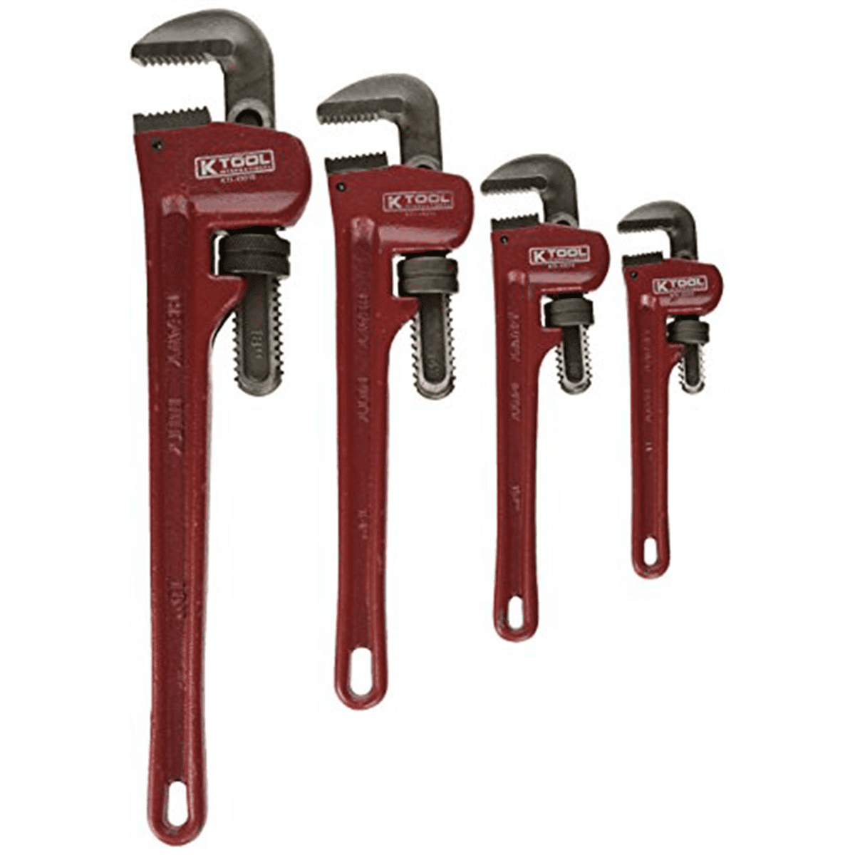K Tool International 49000 Four Piece Pipe Wrench Set Eight To Eighteen Inch - Image 11