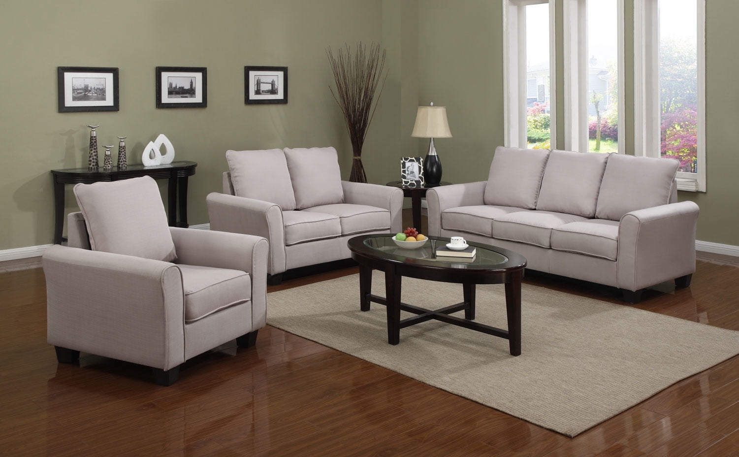 DHI Axis Contemporary Curved-Arm Arm Chair, Multiple Colors - Image 2