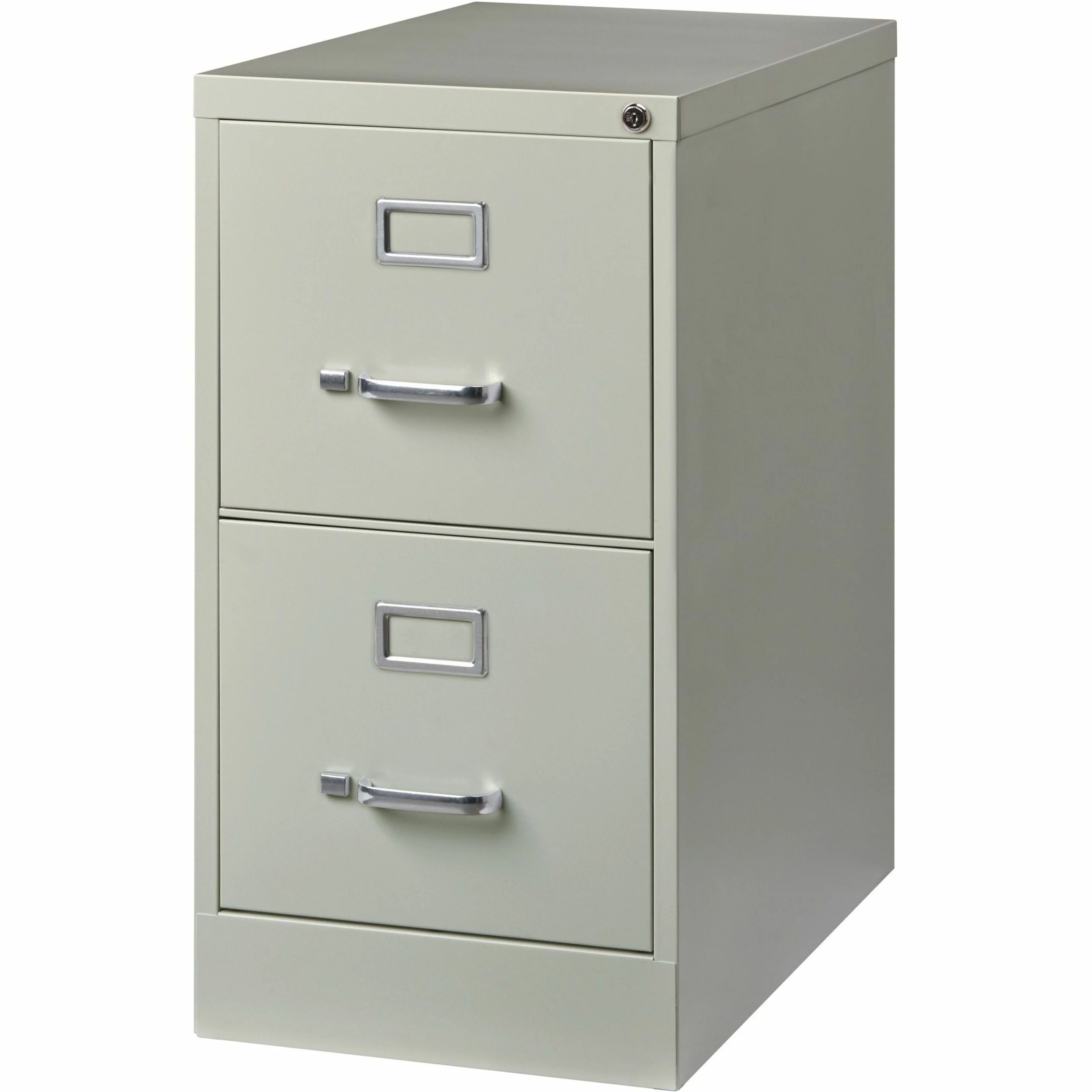 Lorell, Vertical file - 2-Drawer, 1 Each, Light Gray - Image 3