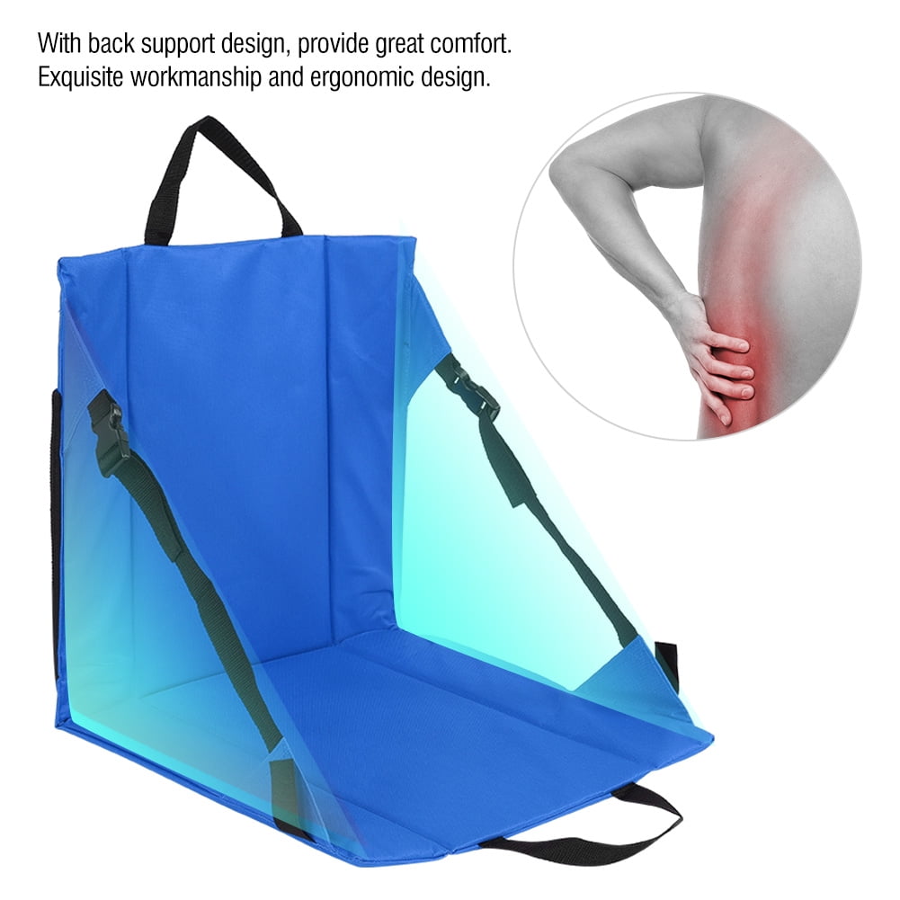 Stadium Seats for Bleachers Stadium Chair with Back Support and Wide Padded Cushion for beach,concert,picnic,camping,Sporting event-Includes Shoulder Strap and Cup Holder - Image 5