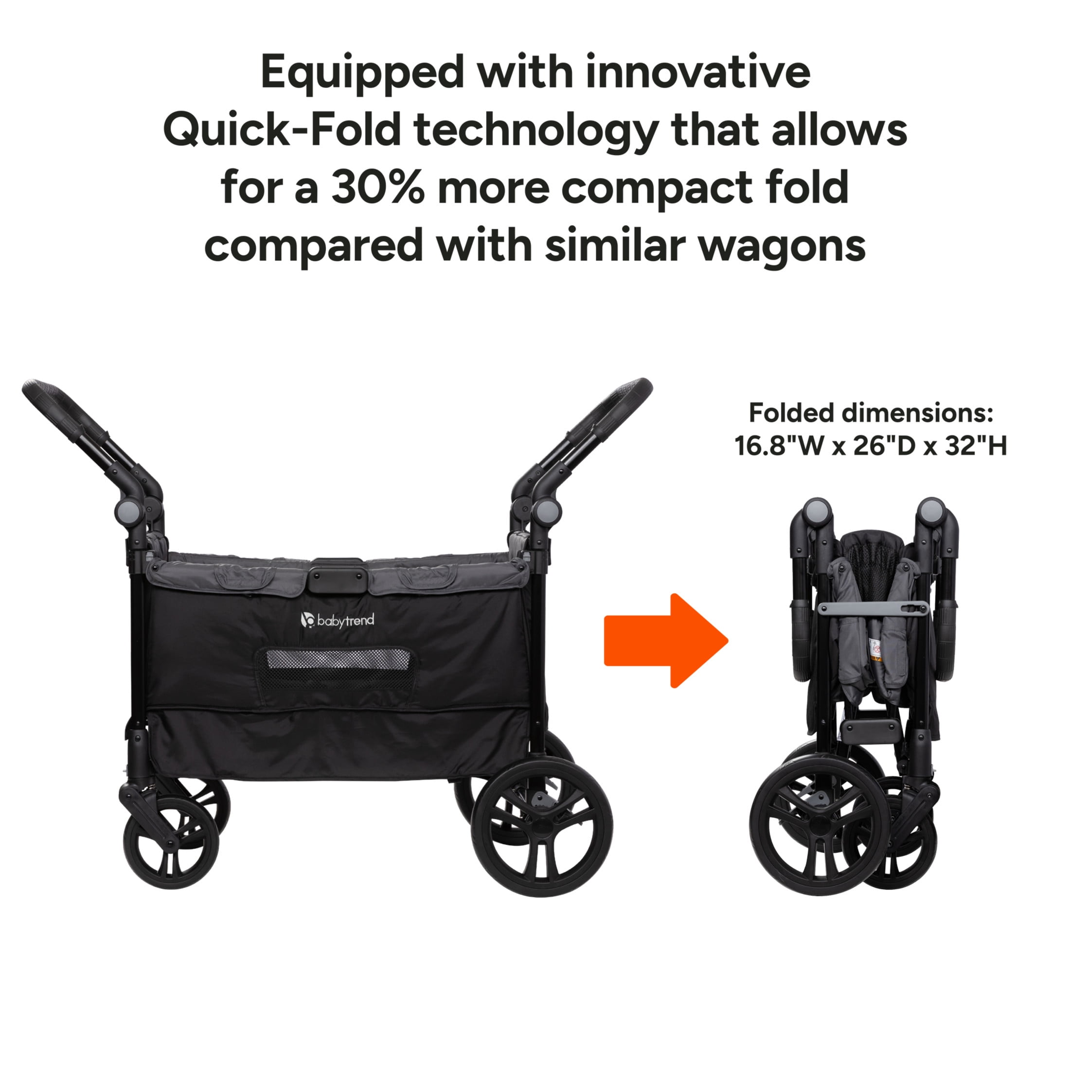 Baby Trend Quest 3-in-1 Stroller Wagon - Image 8