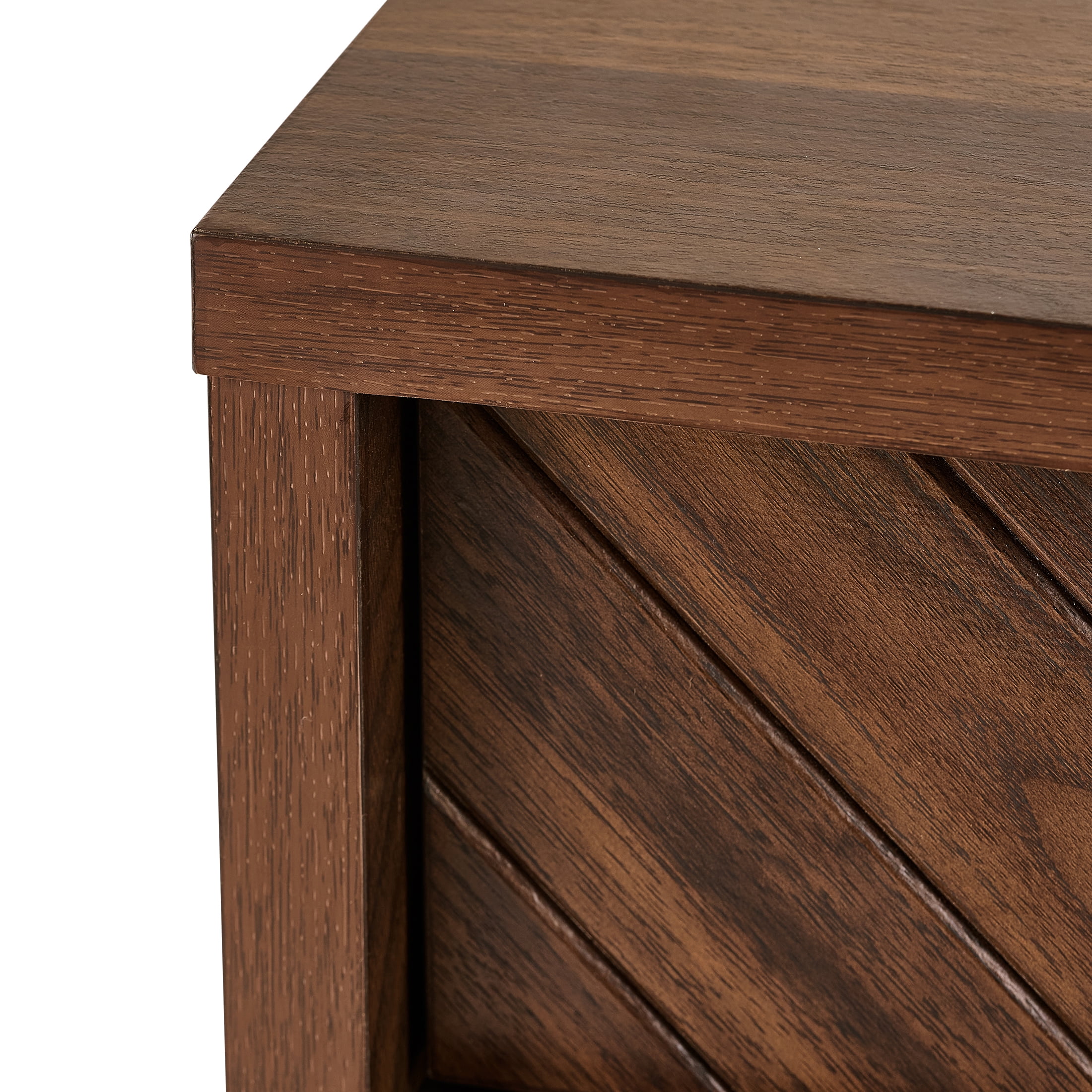 Better Homes & Gardens Wyatt Geo End Table, Walnut Finish - Image 12