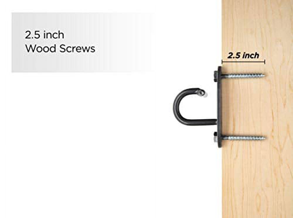 Anchor Gym Set of 3 Mini H1 Workout Wall Mount Solid Steel Anchors - Image 2