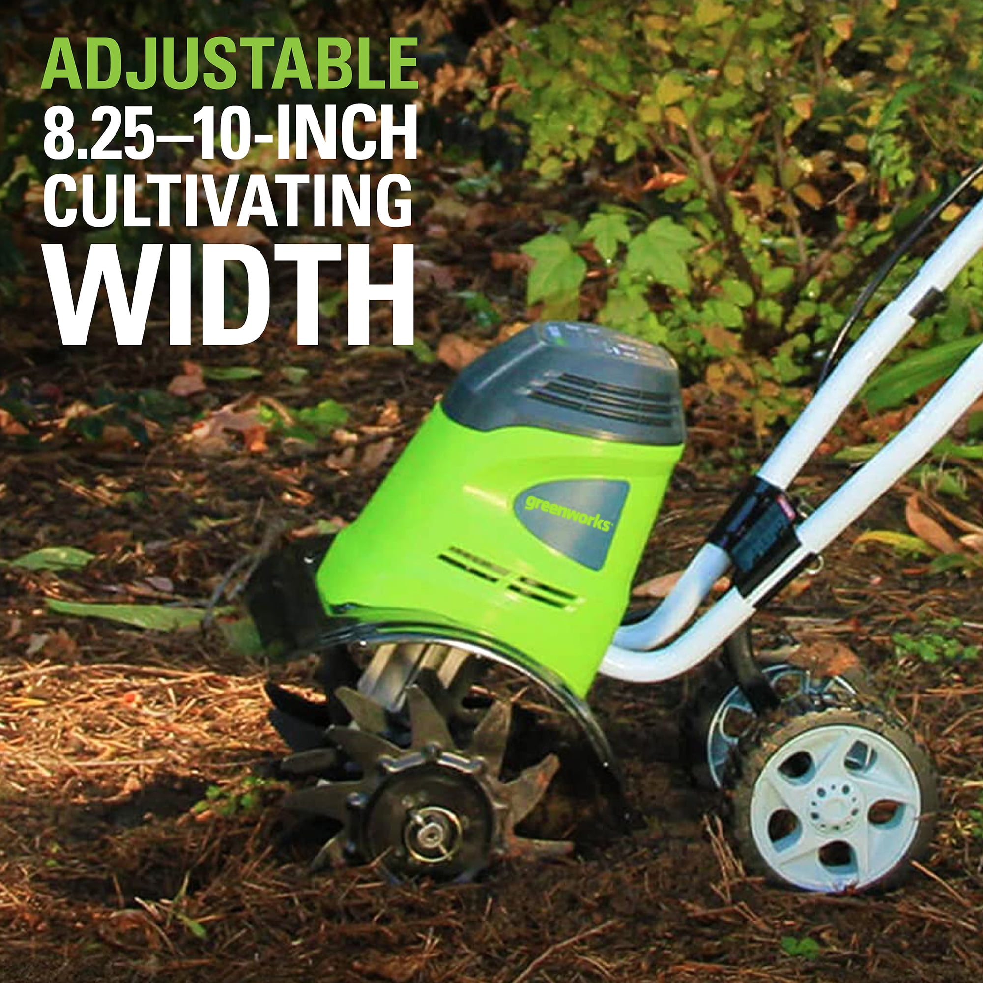 Greenworks 8 Amp 10-inch Corded Electric Cultivator/Tiller, 27072 - Image 10
