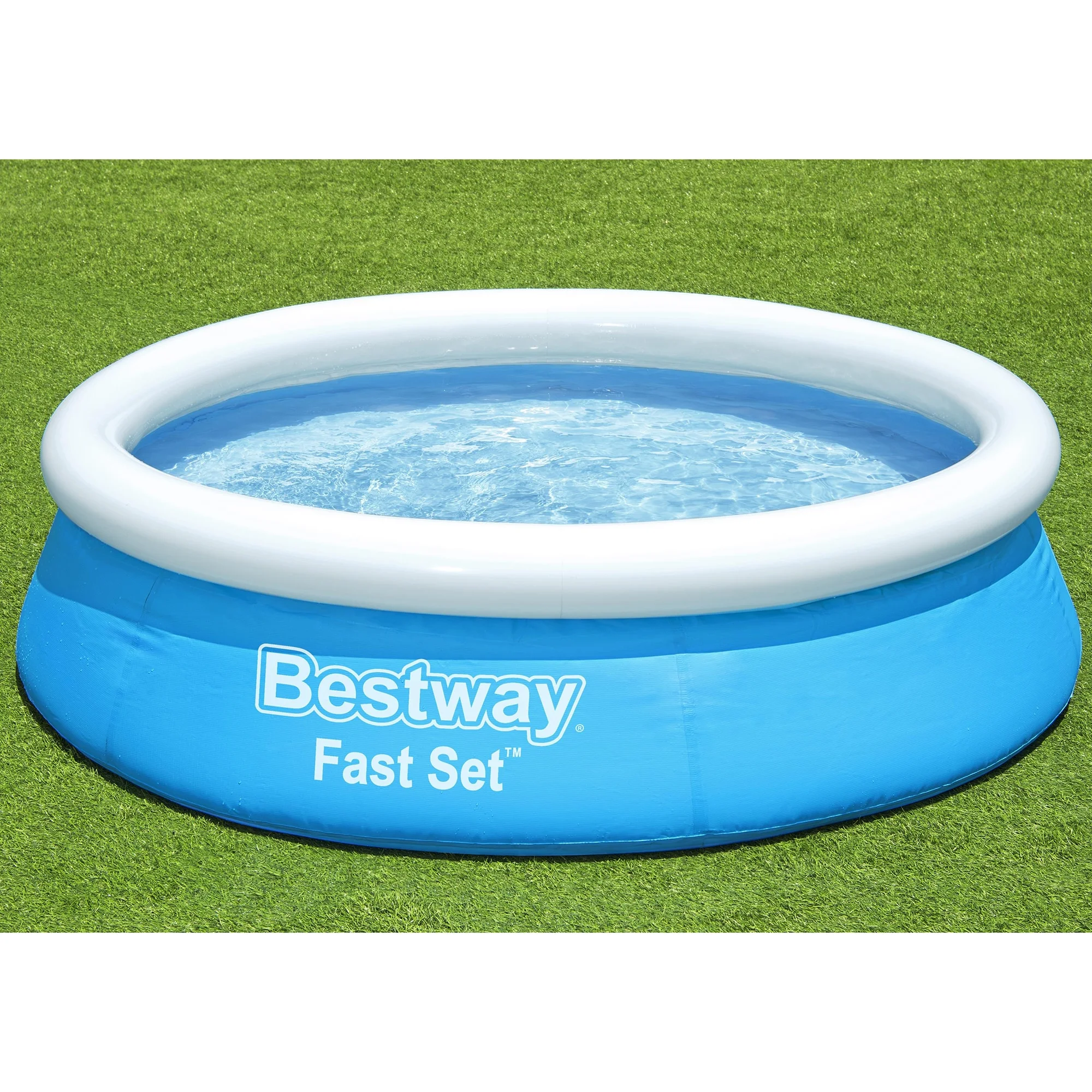 Bestway: Fast Set Pool - 6' x 20" - Blue, Inflatable Round Above Ground Swimming Pool, DuraPlus Liner, Fill-Rise Setup, 248gal, Family Kids Water Play - Image 5