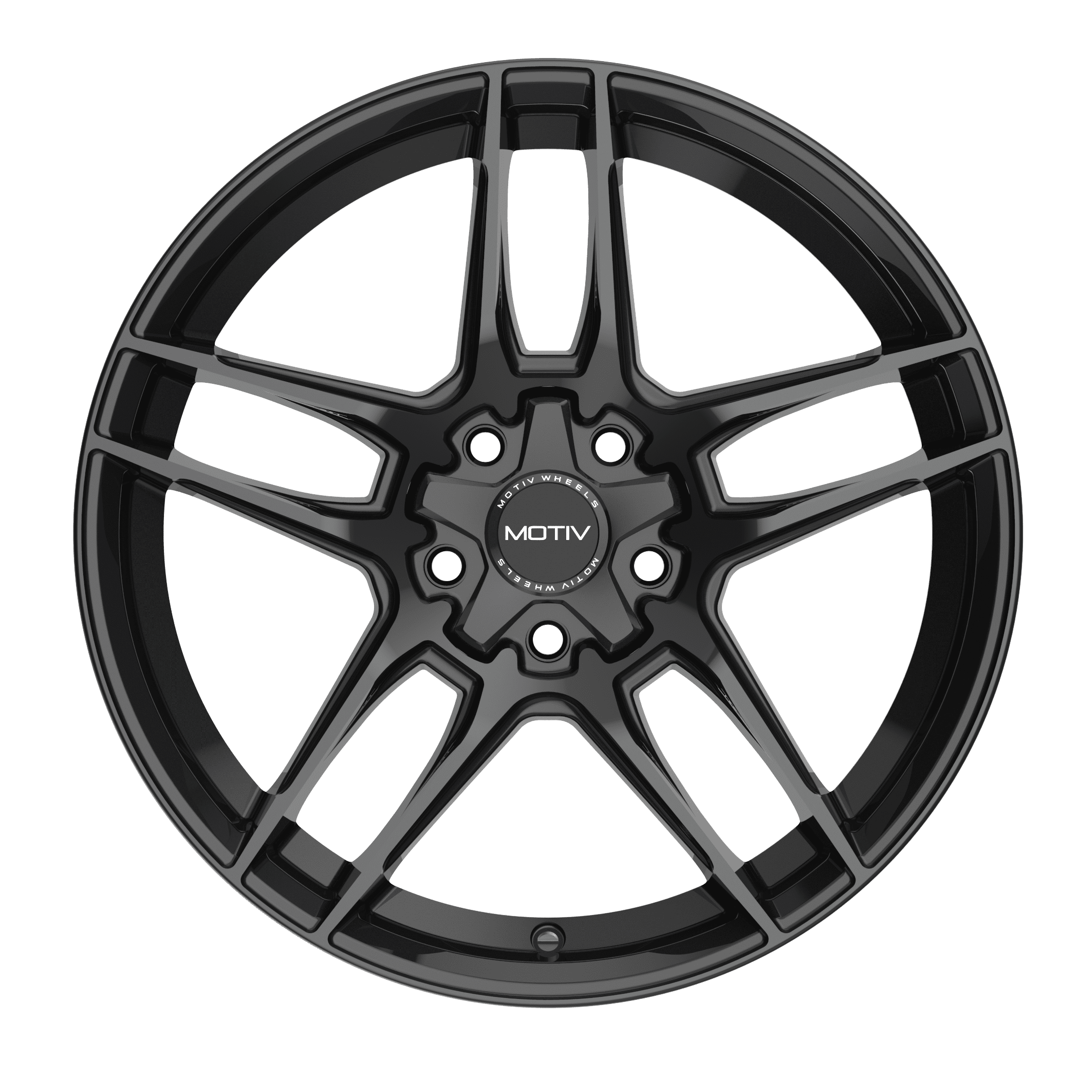19x8.5 Motiv 434B Matic Gloss Black Wheel 5x100 (40mm) - Image 2