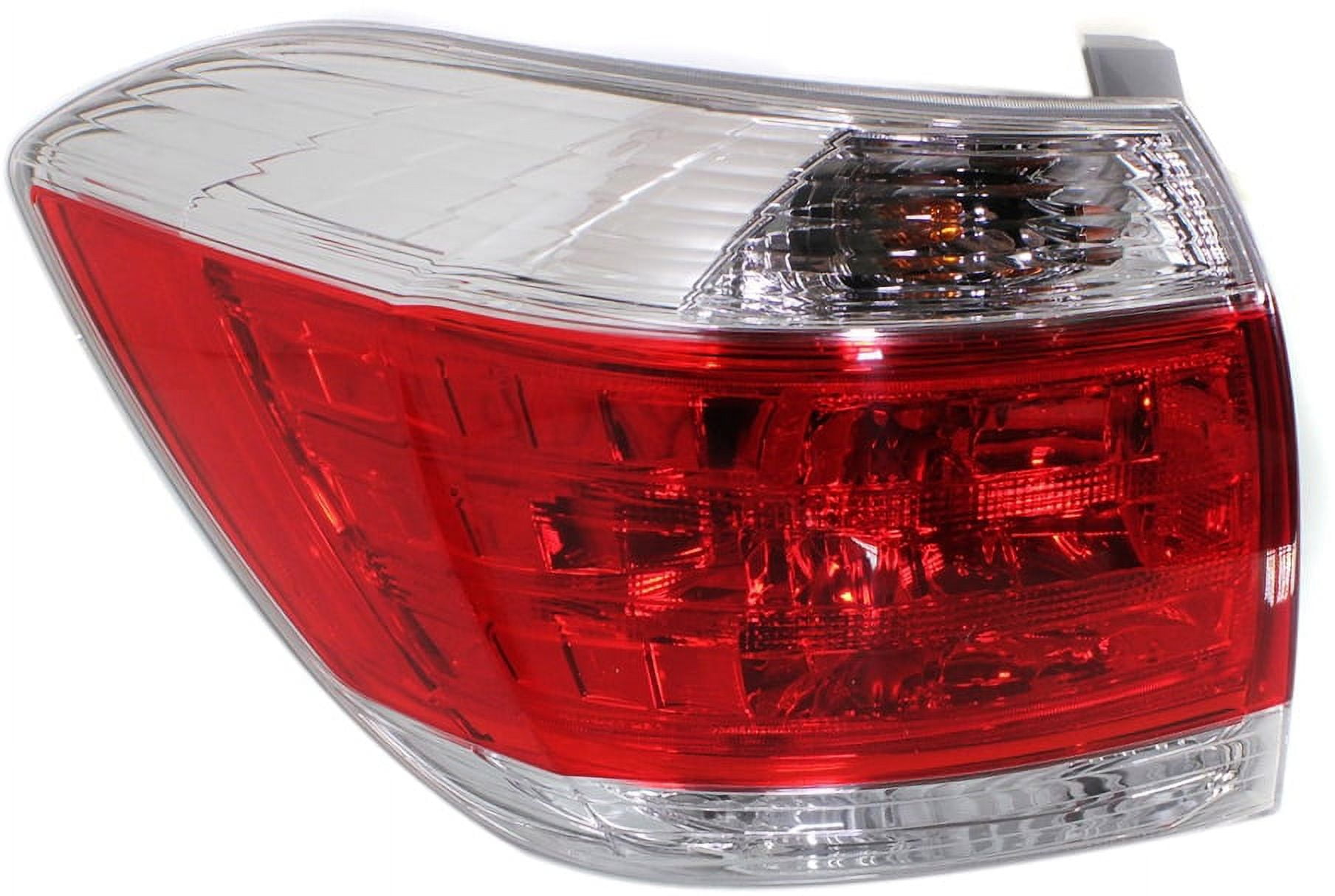 Tail Light Compatible With 2011-2013 Toyota Highlander Left Driver With bulb(s) - Image 8