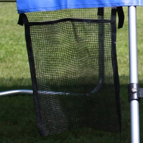 Skywalker Trampolines Wide-Step Ladder & Shoe Bag Kit - 2-Rung Blue Accessory, 275lb Capacity, Fits 4" Rails - Image 10