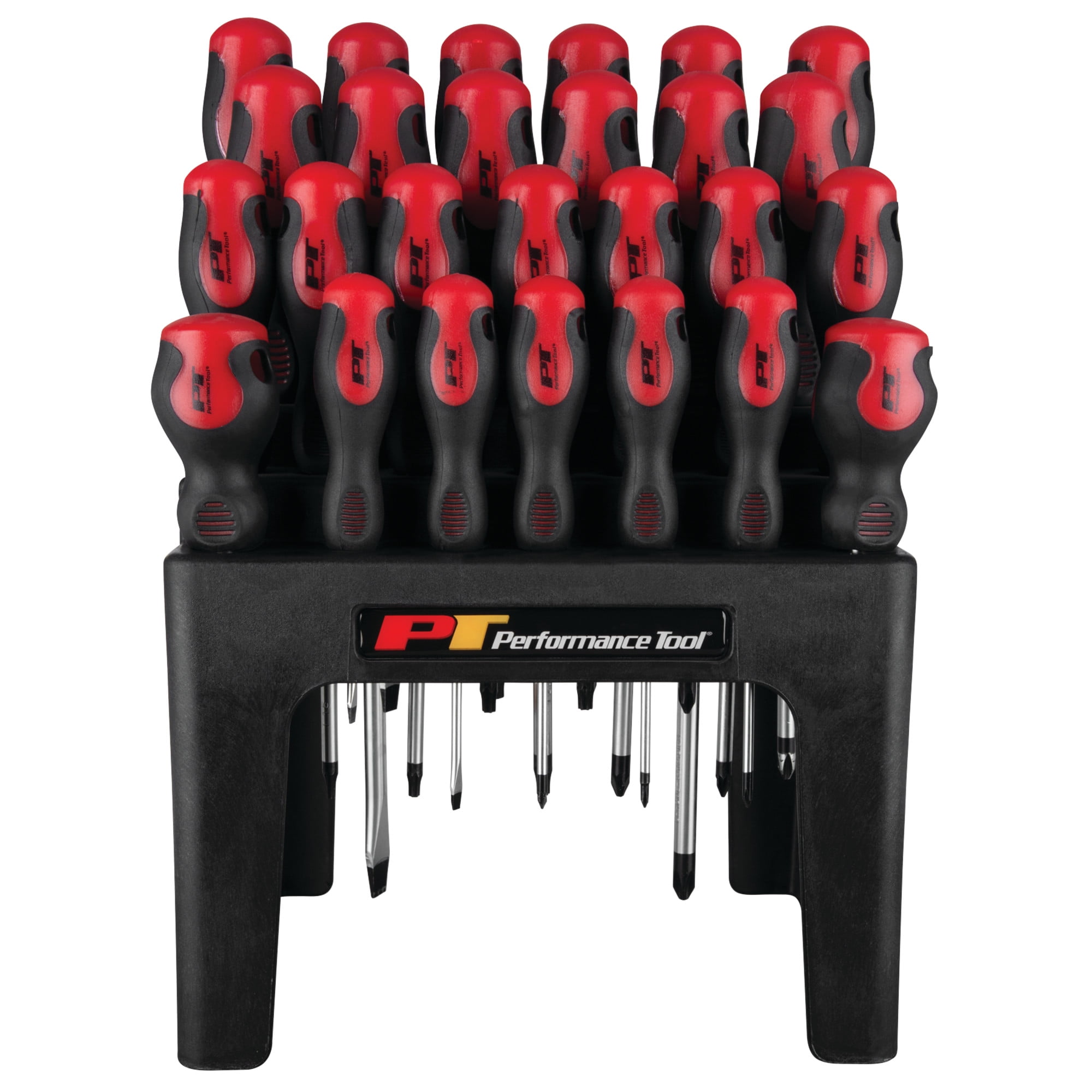 Performance Tool W1726 26-Piece Screwdriver Set with Rack - Image 5