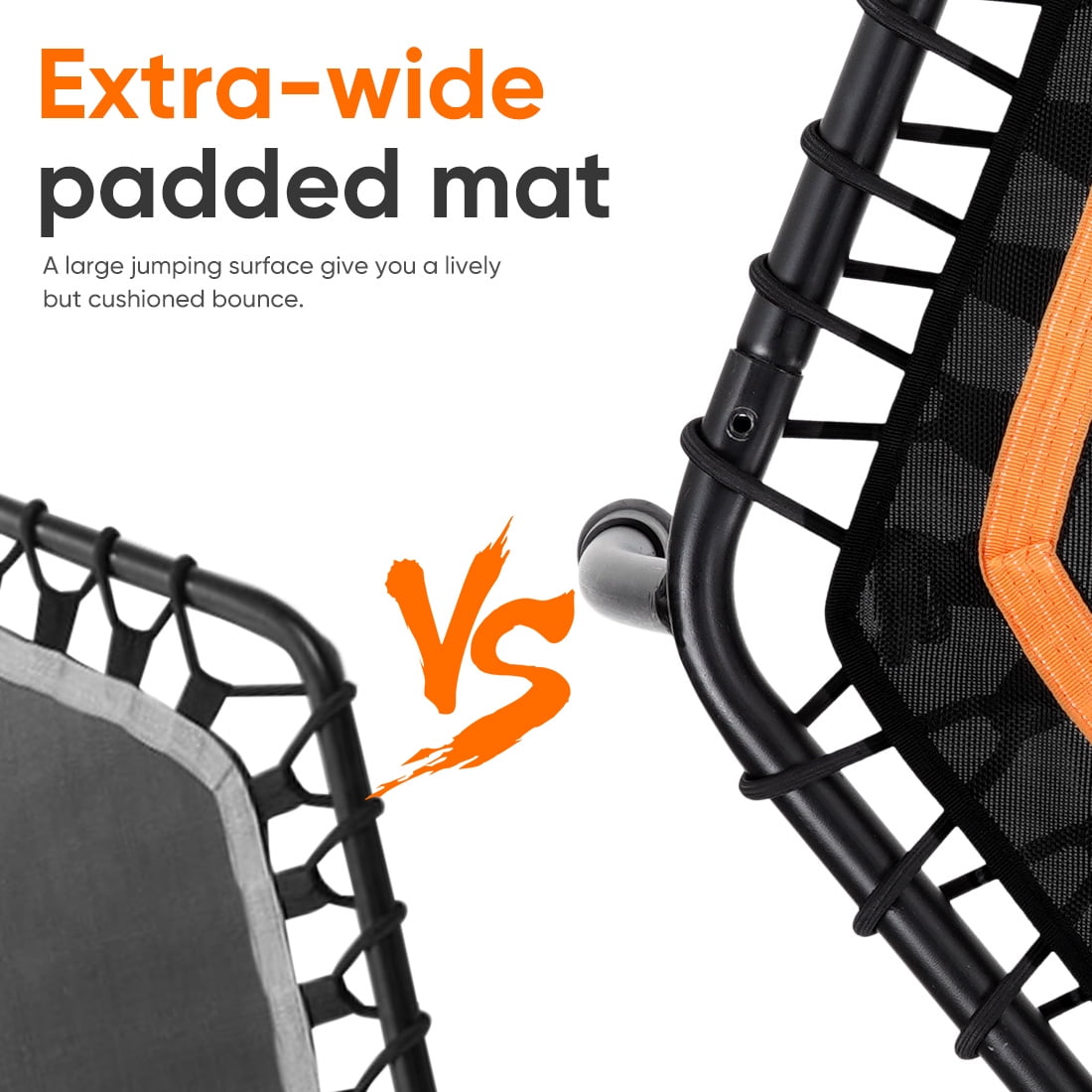 Zupapa 45in Fitness Trampoline, Indoor Rebounder for Adults, Max Limit 330 lbs - Image 8