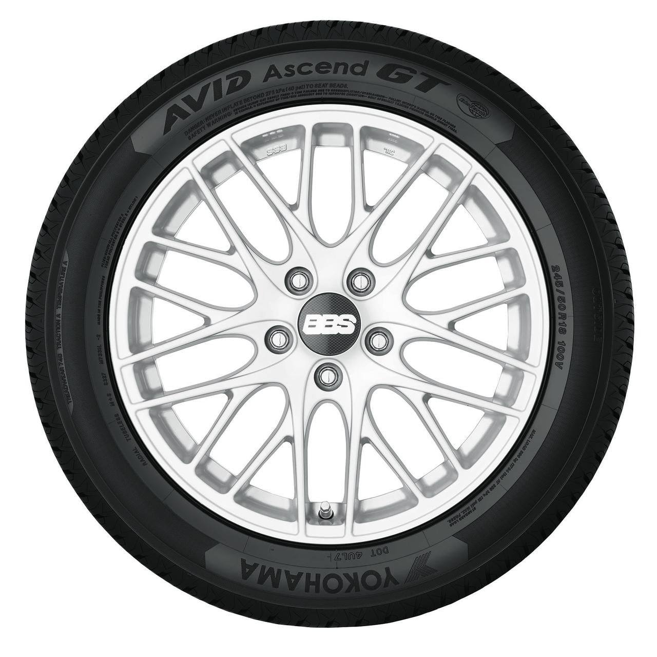 Yokohama Avid Ascend GT All Season 205/60R15 91H Passenger Tire - Image 2