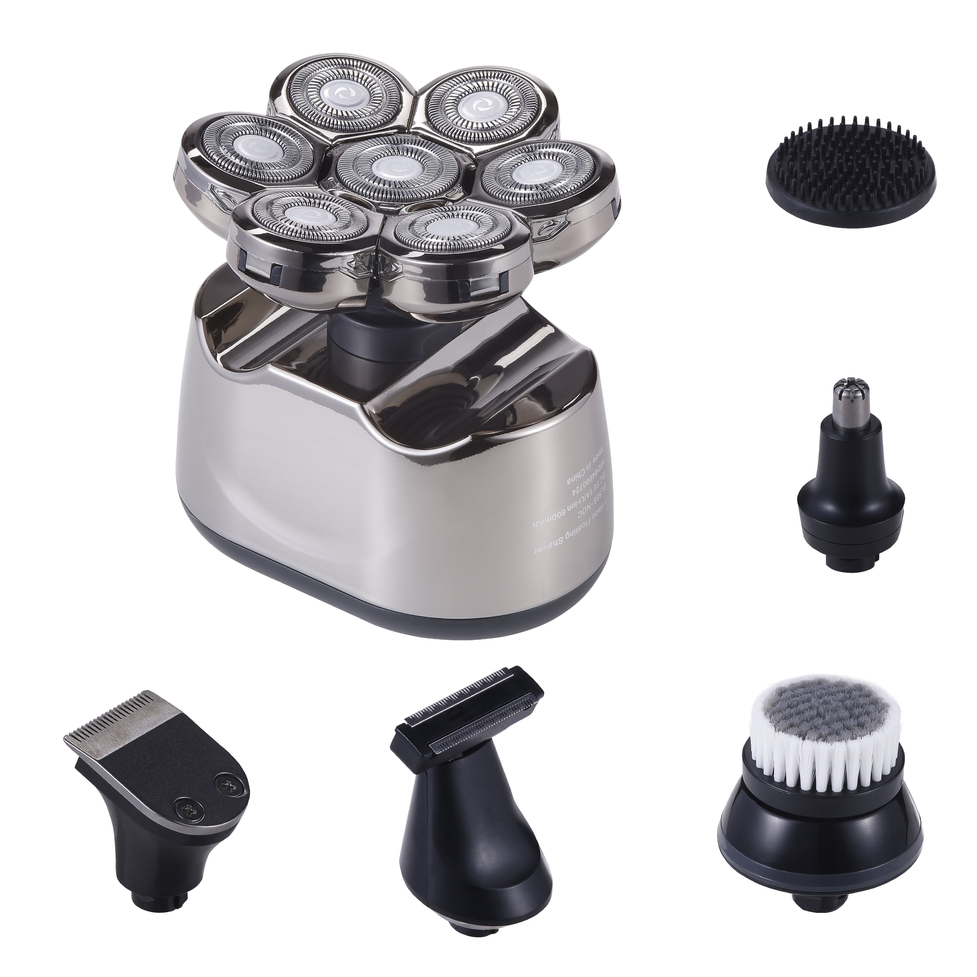 Bally's 7 Head Floating Cordless Rechargeable Men's Electric Shaver - Image 9