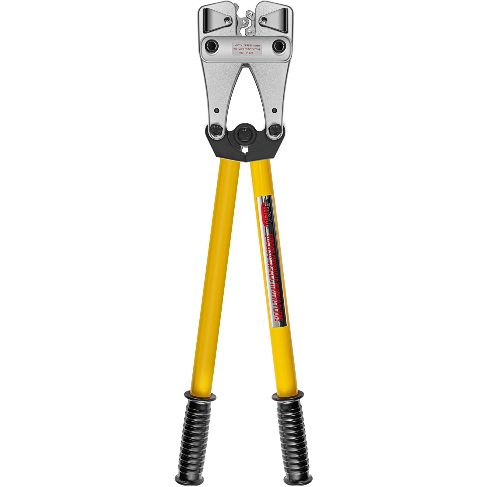 VEVOR Battery Cable Crimping Tool 10-120 mm2, Cable Lug Crimping Tool for Heavy Duty Wire Lugs, Battery Cable Crimper for AWG 8-4/0, Hexagon Lug Crimping Tool for Wire Cable Cutting and Crimping - Image 5