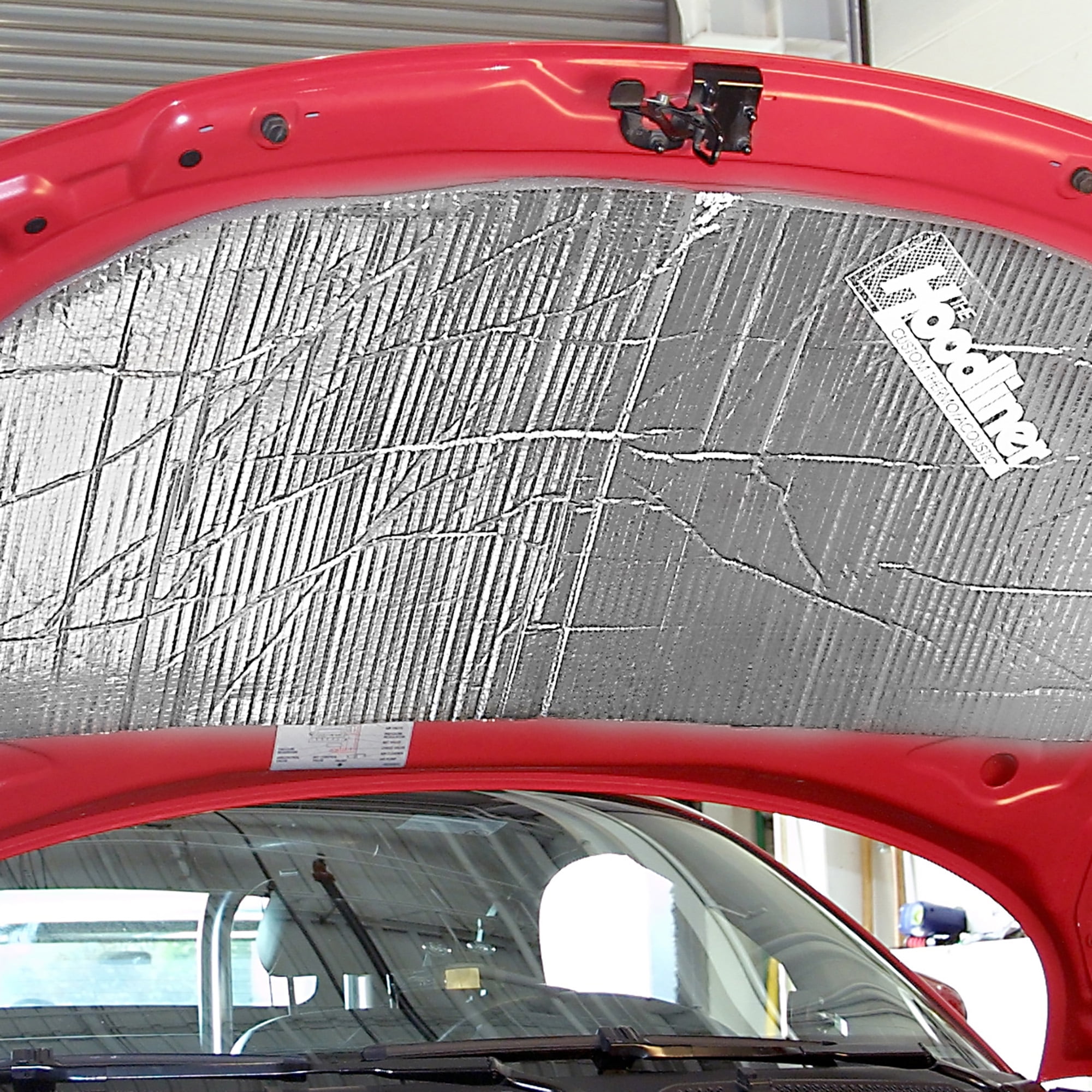 Dynamat Flexible Self Adhesive Sound Deadener Hoodliner, Silver Finish - Image 2