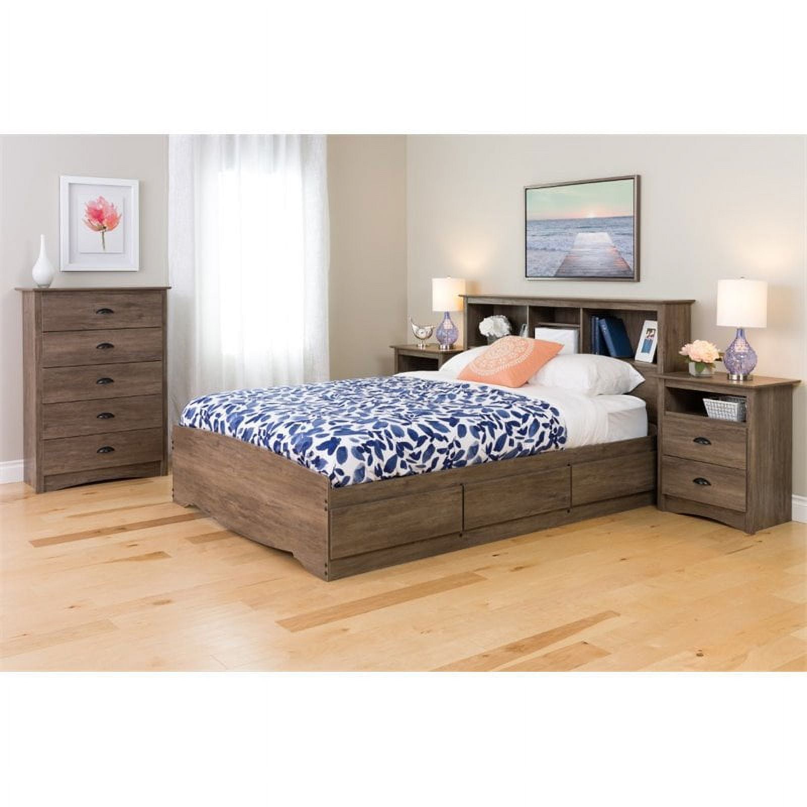 Prepac Double/Queen Bookcase Headboard, Multiple Sizes and Finishes - Image 4