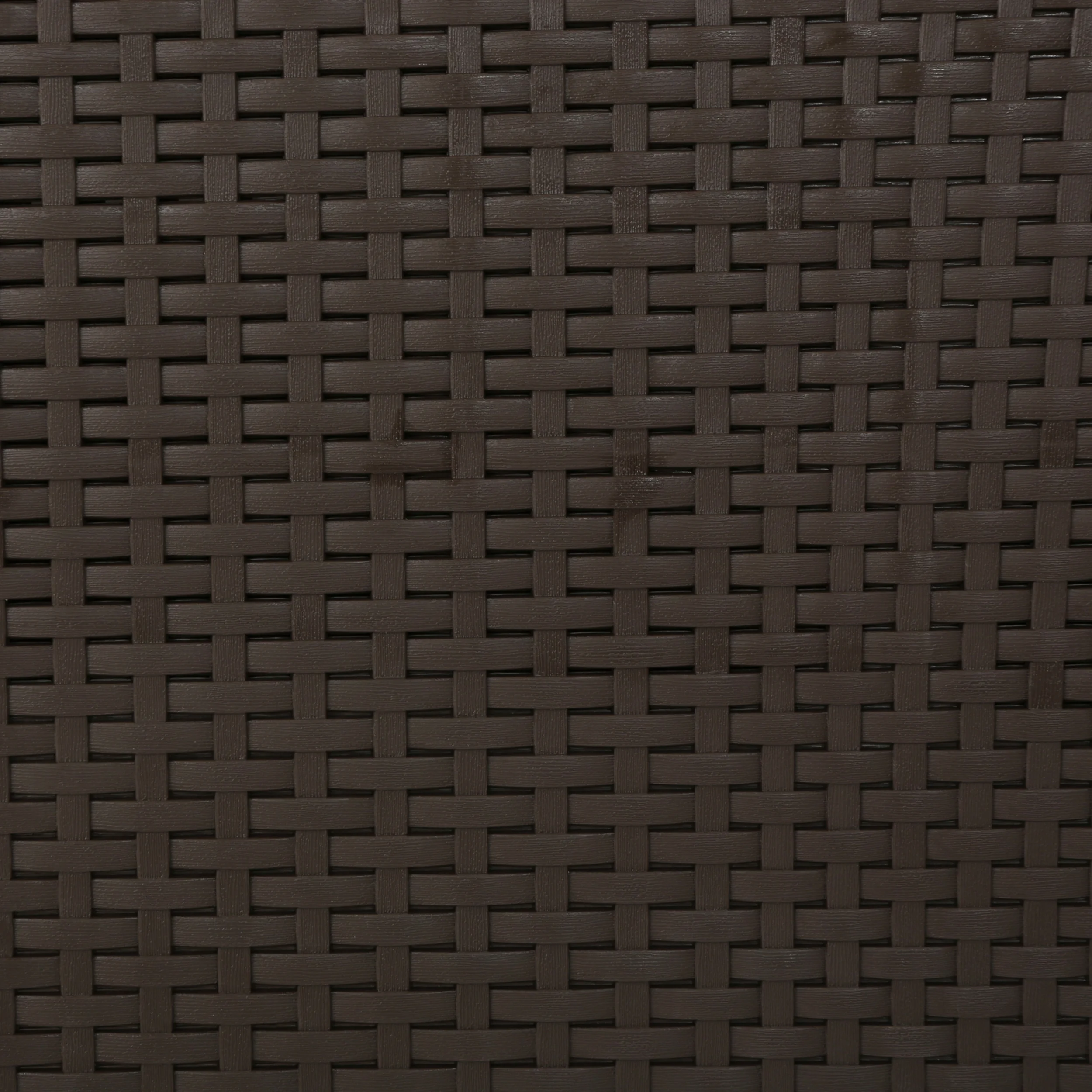 Azzura Faux Wicker Outdoor Club Chair, Brown, Mixed Beige - Image 4