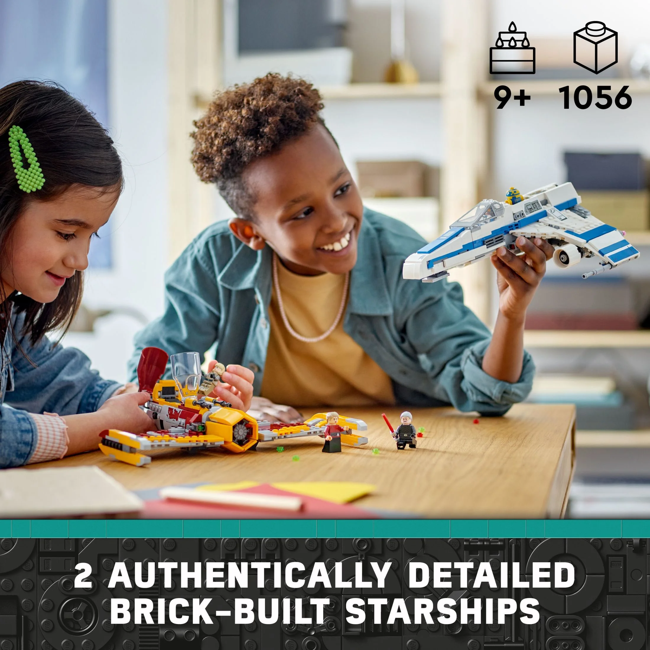 LEGO Star Wars: Ahsoka New Republic E-Wing vs. Shin Hati’s Starfighter 75364 Star Wars Playset Based on the Ahsoka TV Series, Show Inspired Building Toy for Ahsoka Fans Featuring 5 Star Wars Figures - Image 3