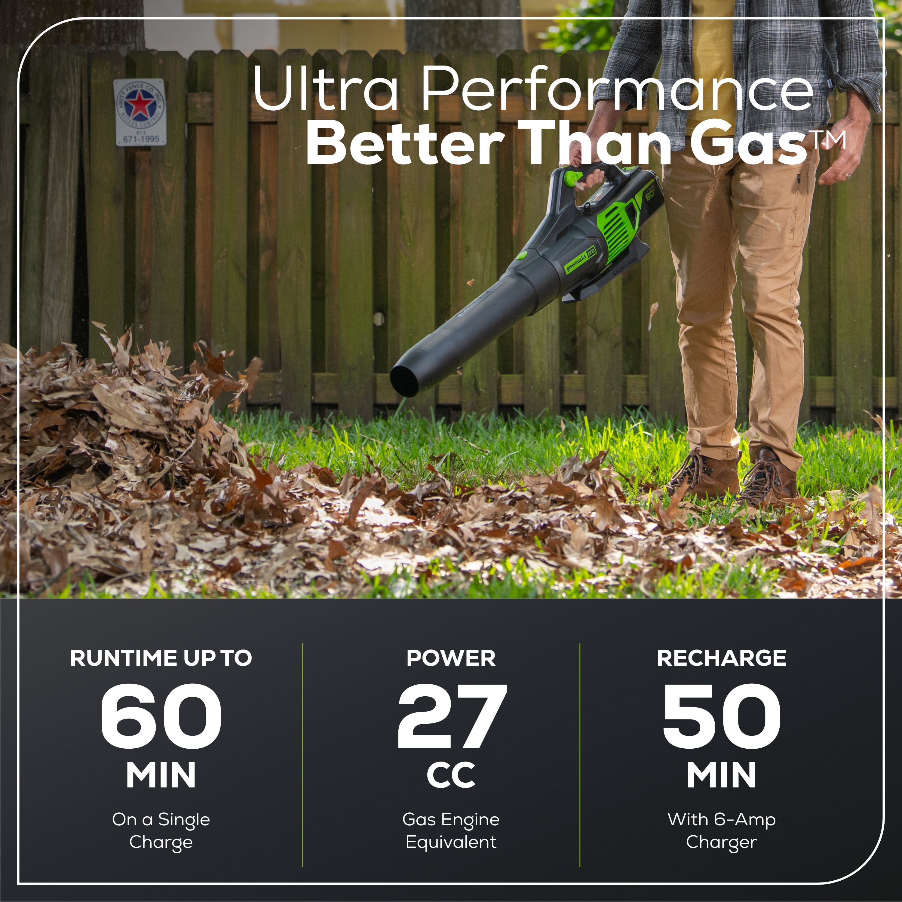 Greenworks 60V 170 mph at 700 Cfm Brushless Leaf Blower, Tool Only 2419502T - Image 8