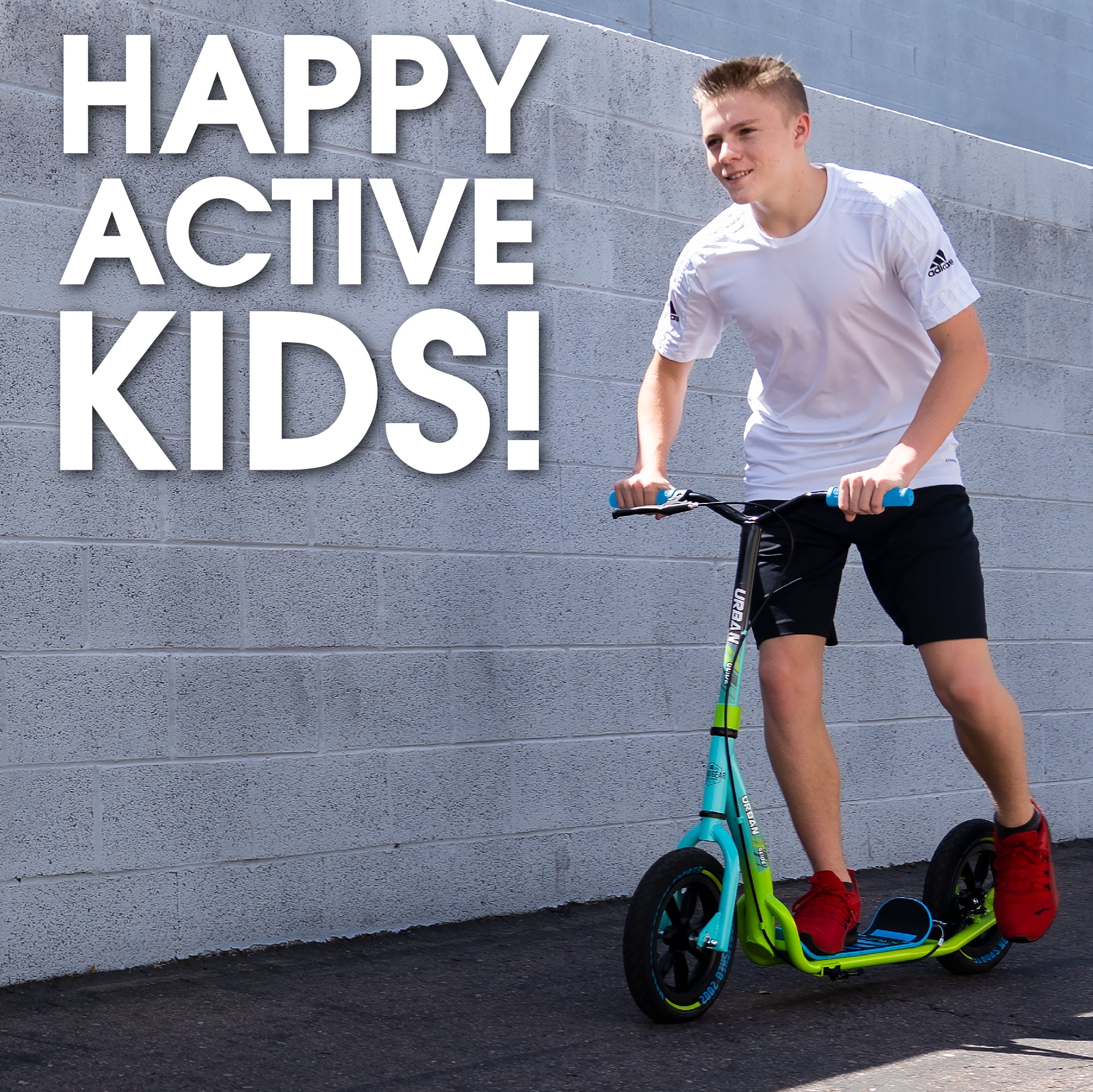 Madd Gear Urban Glide Commuter Scooter - White / Black - Image 5