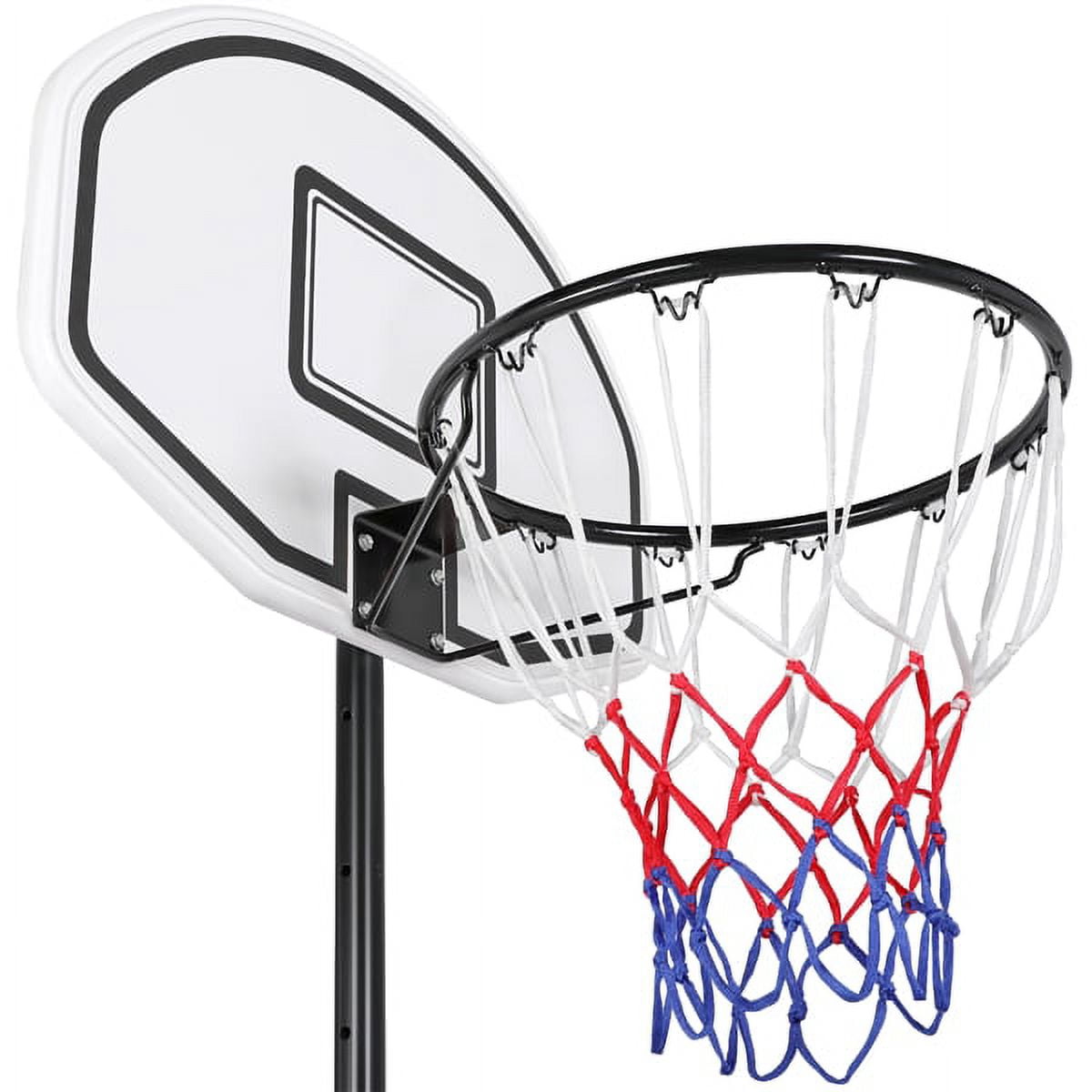 Alden Design 6.4-8.2 ft Adjustable Height Basketball Hoop System Indoor/Outdoor ( Kids/Youth) - Image 14