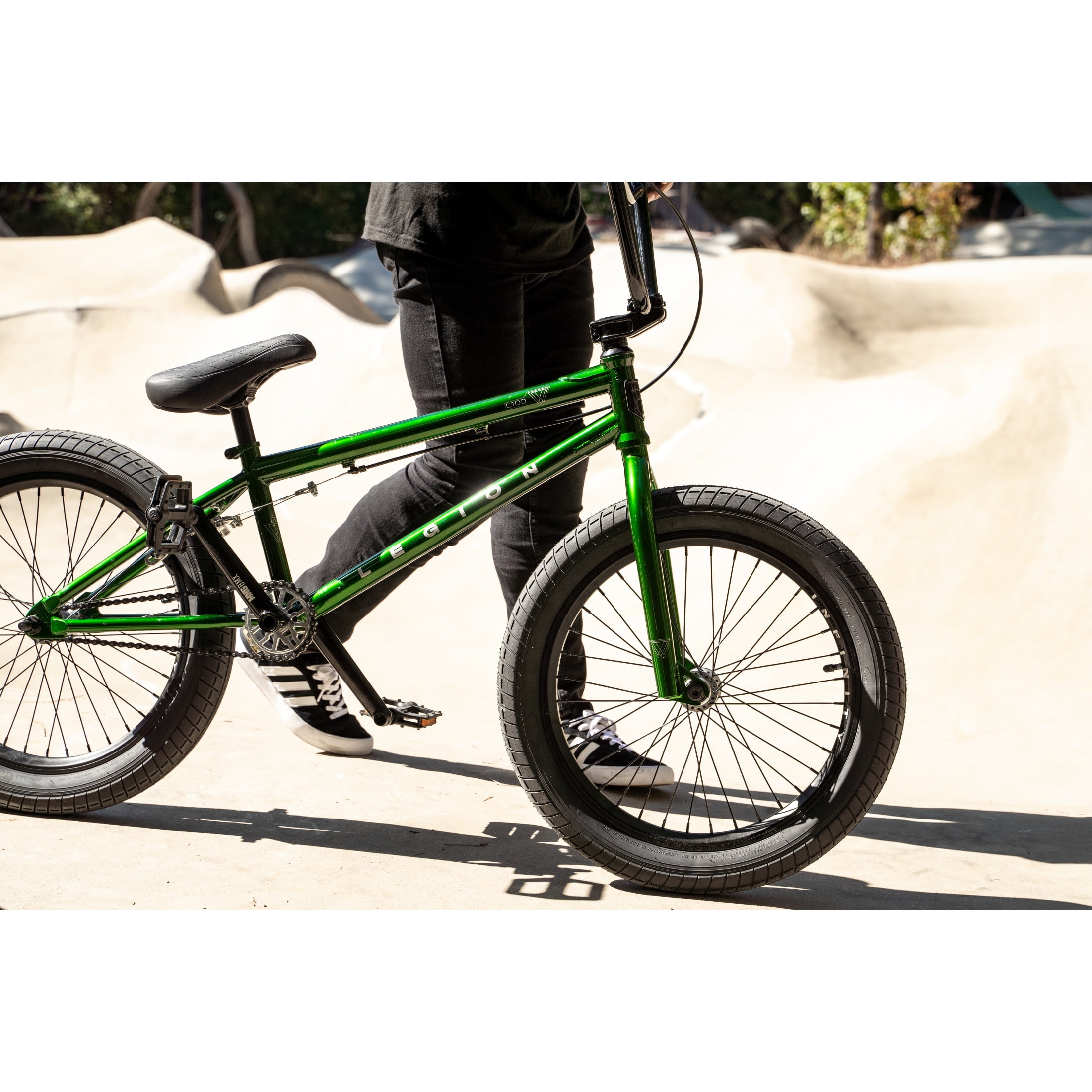 Mongoose Legion L100 Freestyle BMX Bike, 20" Wheels, Ages 8 and up, Green - Image 5