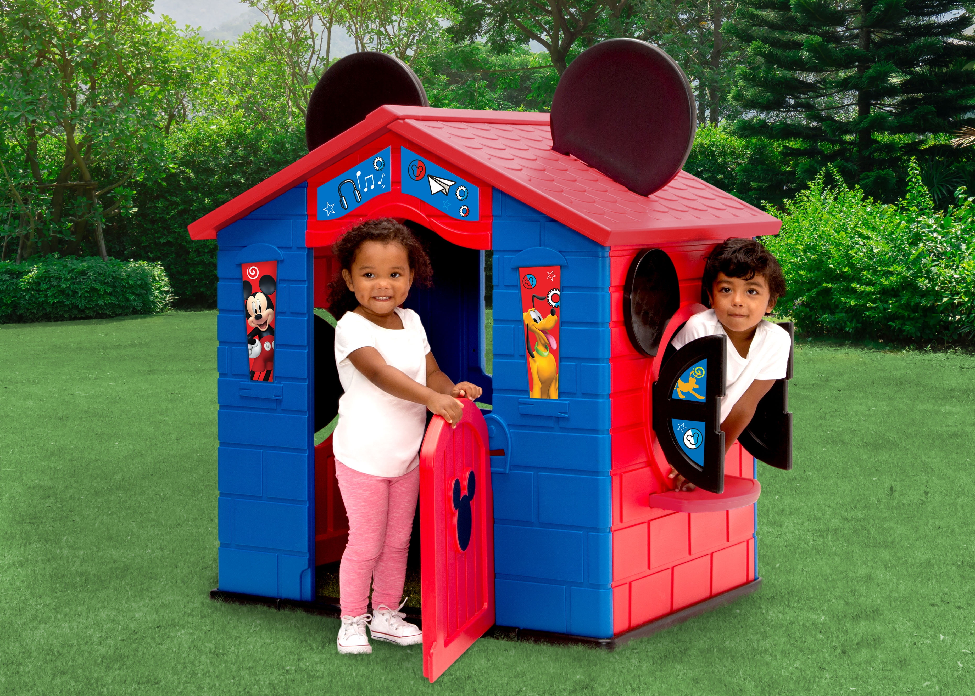 Disney Mickey Mouse Plastic Indoor,Outdoor Playhouse with Easy Assembly - Image 10