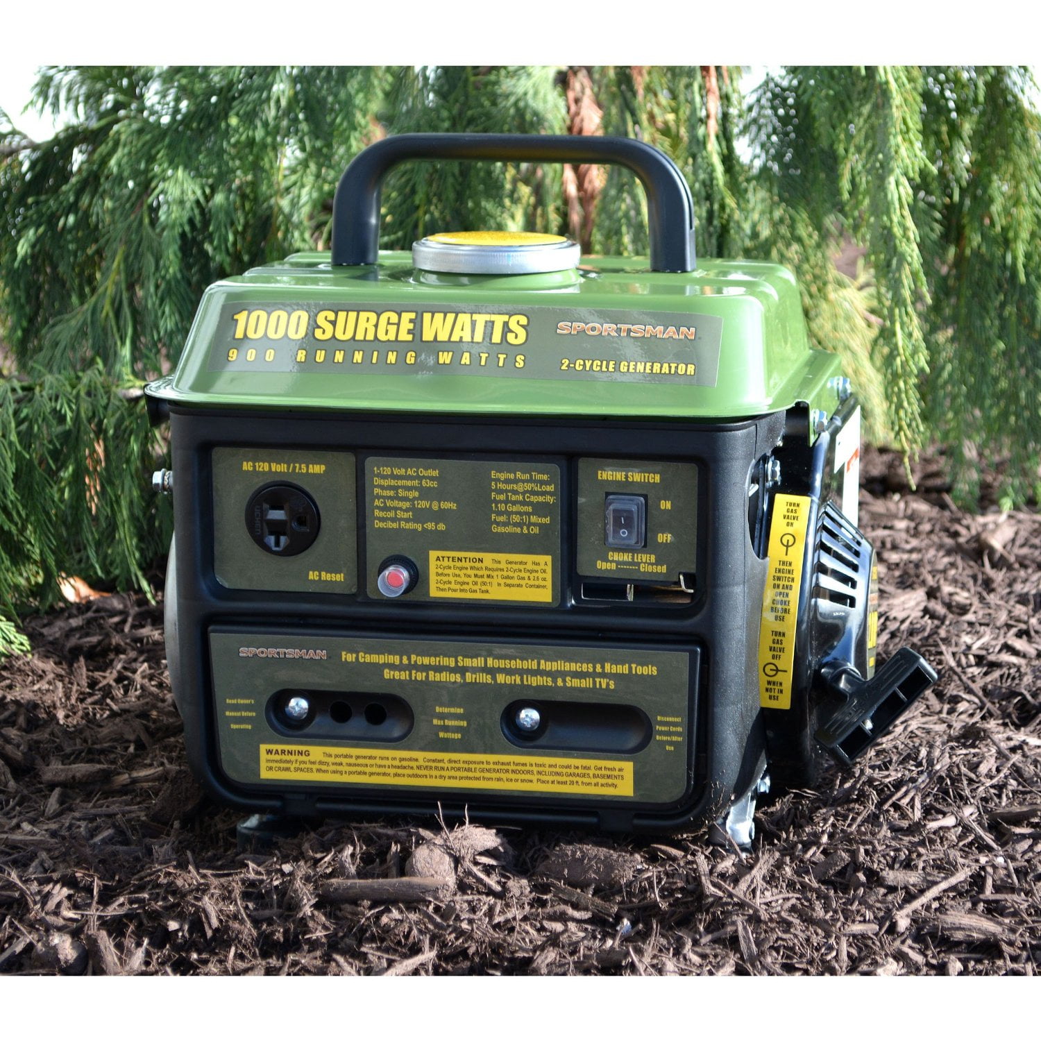 Sportsmans Series 1000-Watt 2-Cycle Generator - Image 5