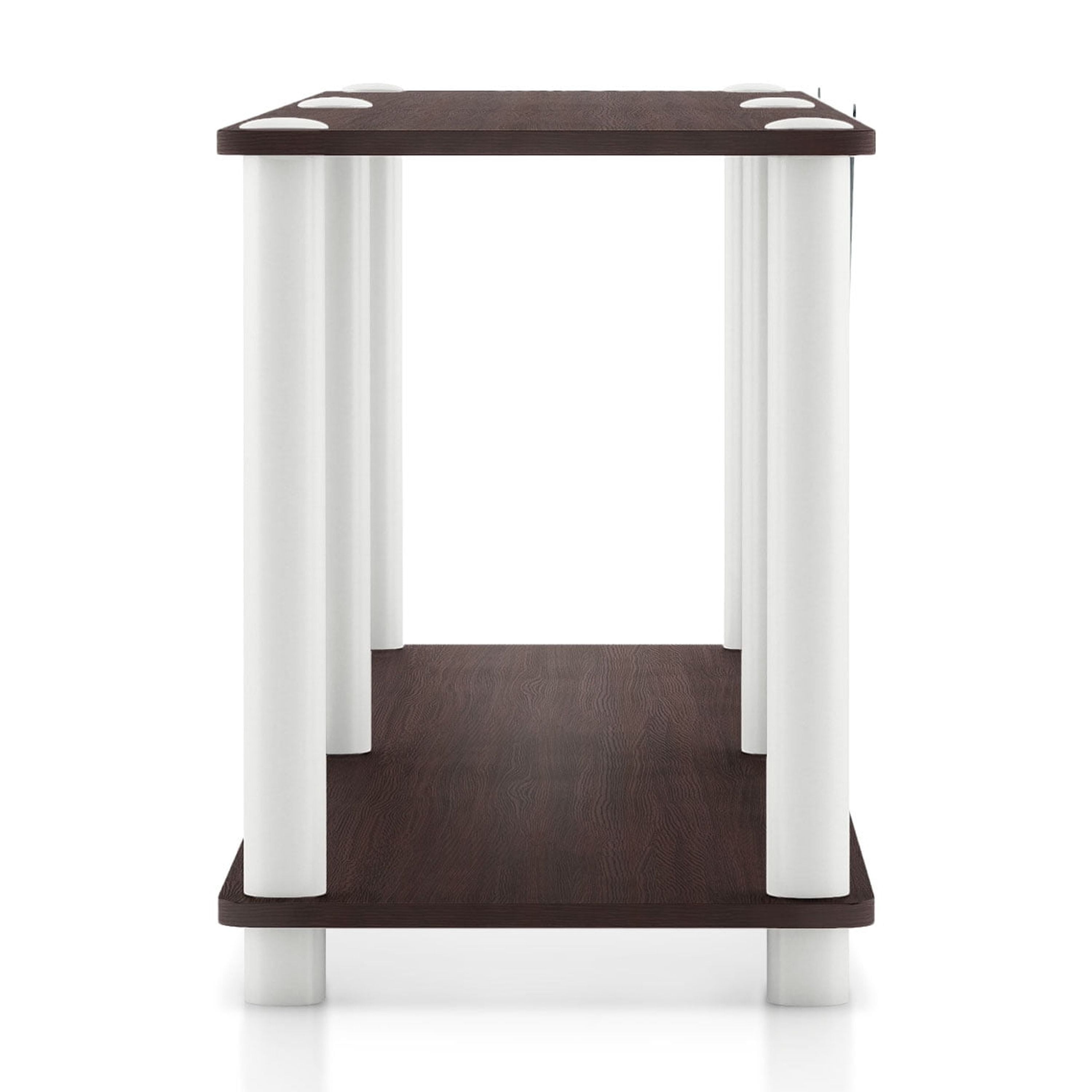 Furniture of America Brooks Adult Open Display Shelf Bookcase, 2-Tier 47-inch TV Stand, Espresso - Image 10