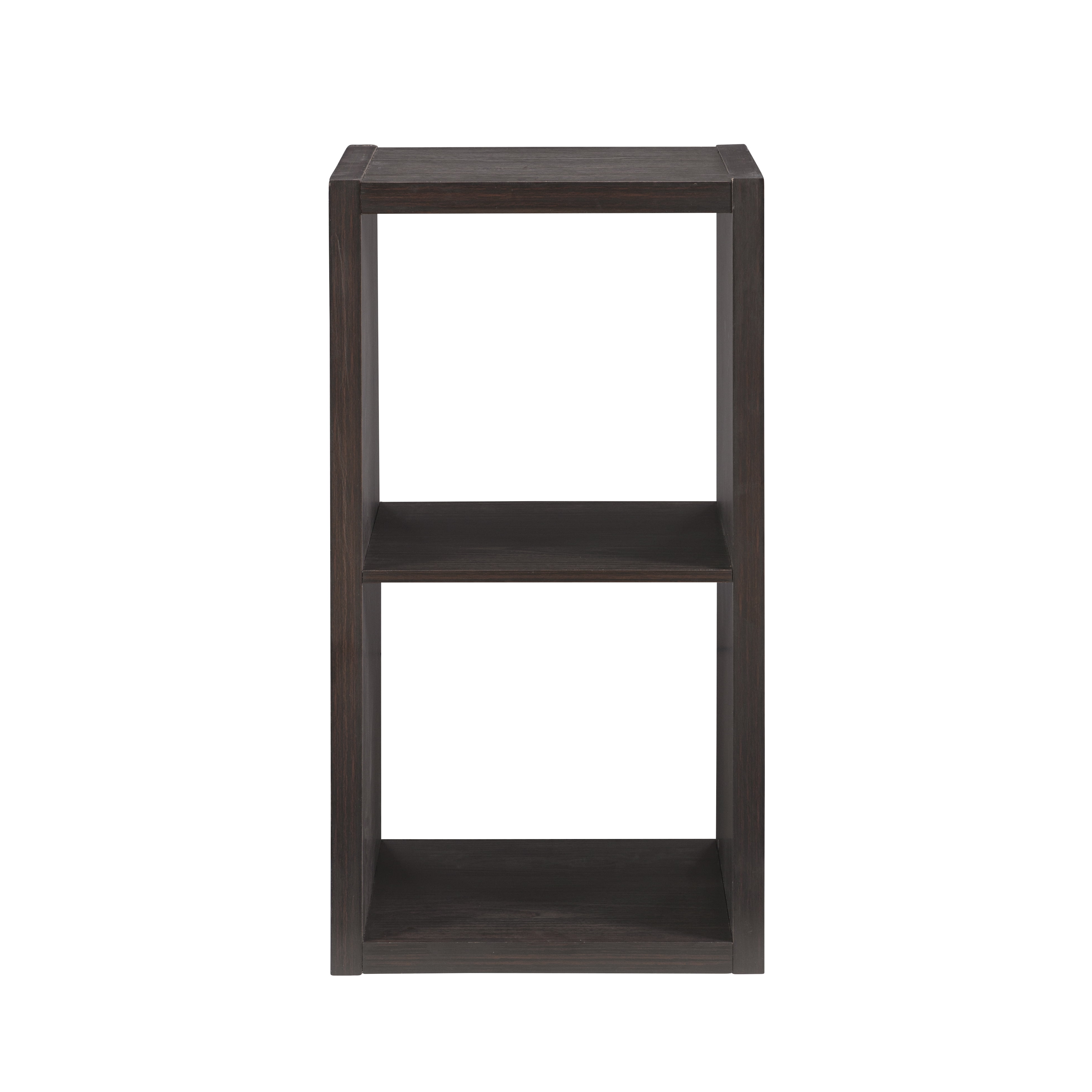 Linon Duhon 2-Cubby Storage Cabinet, Espresso - Image 2