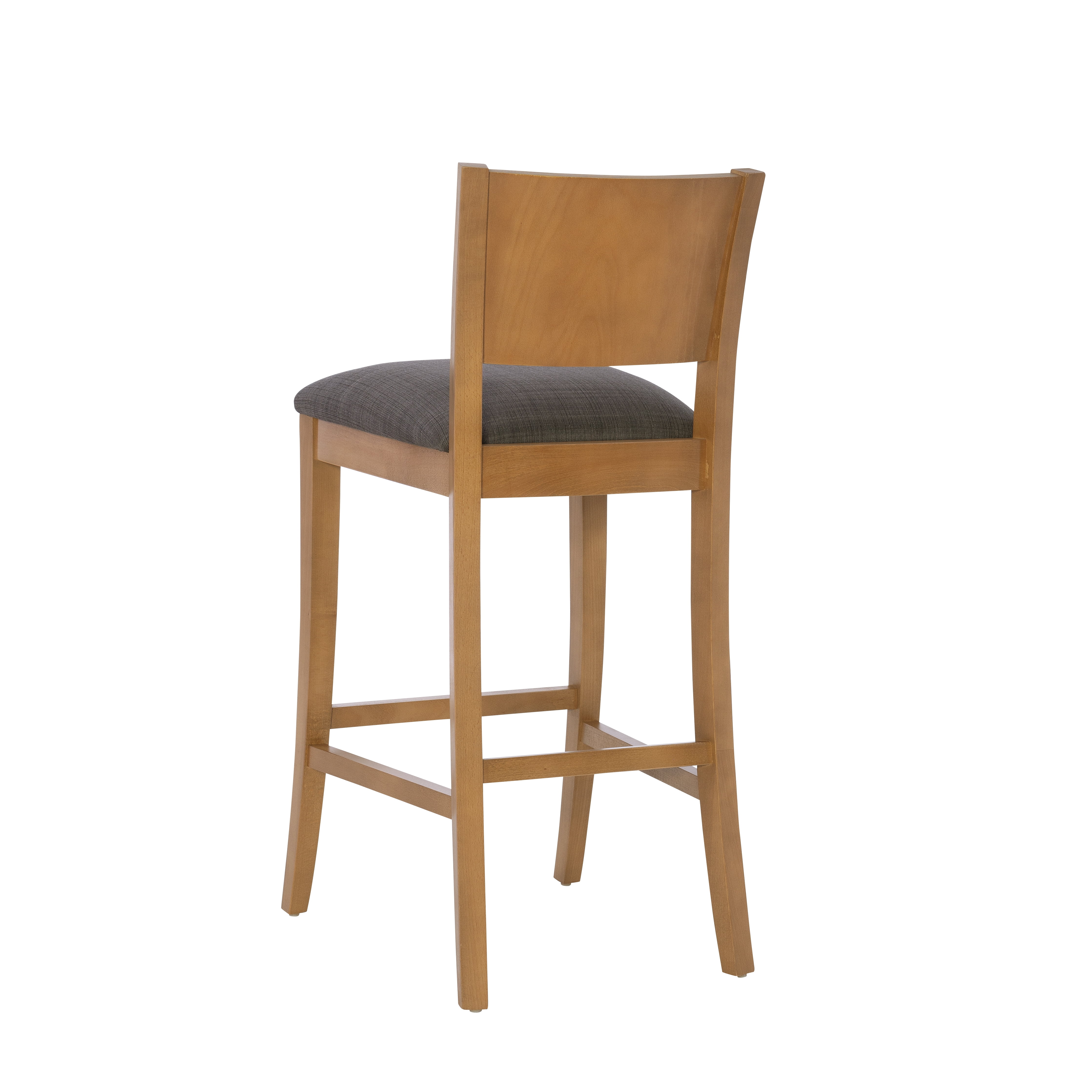 Linon Verica 30" Mid Back Barstools, Set of 2, Brown/Charcoal - Image 6