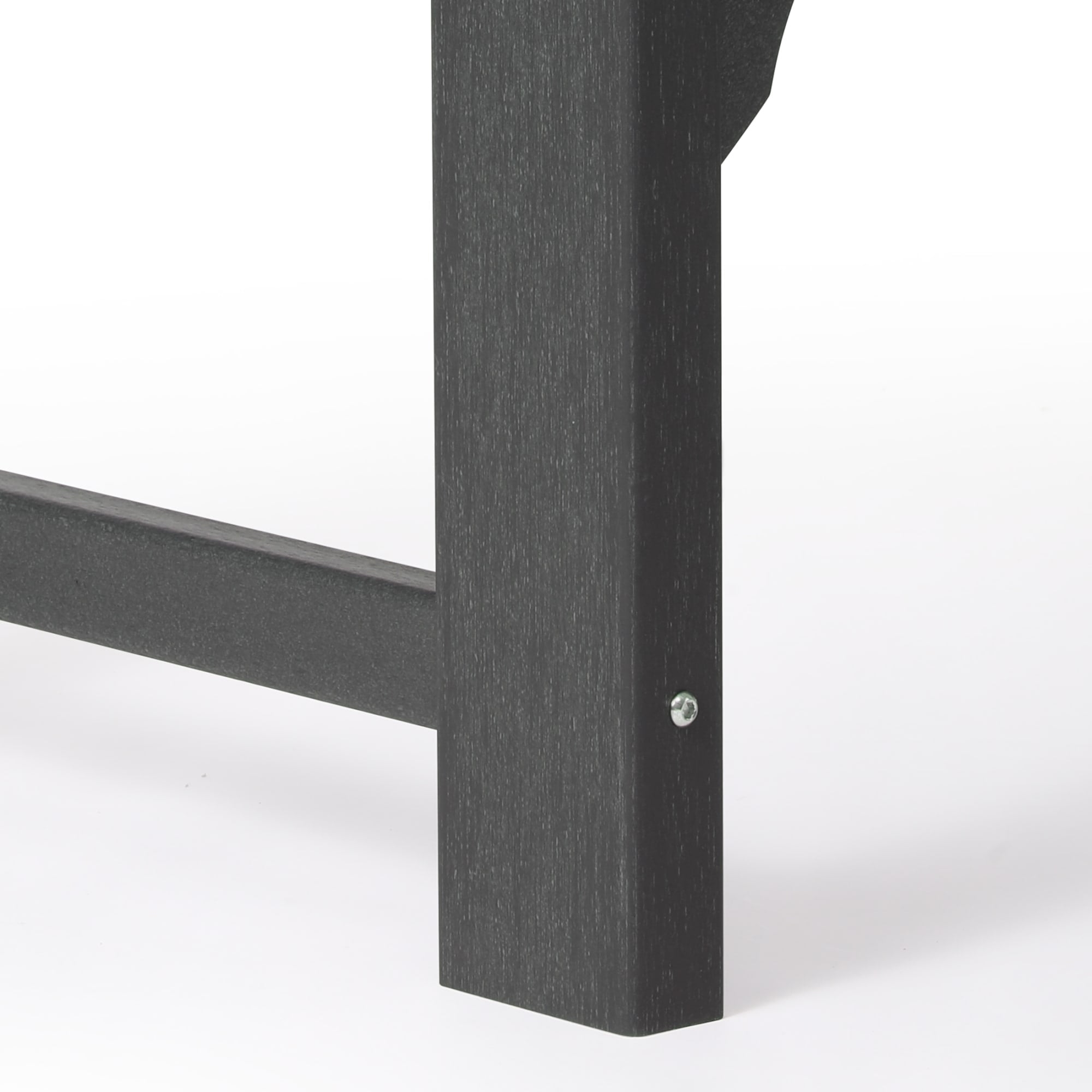 WestinTrends Malibu 46" length backless Outdoor Garden Bench, Gray - Image 11