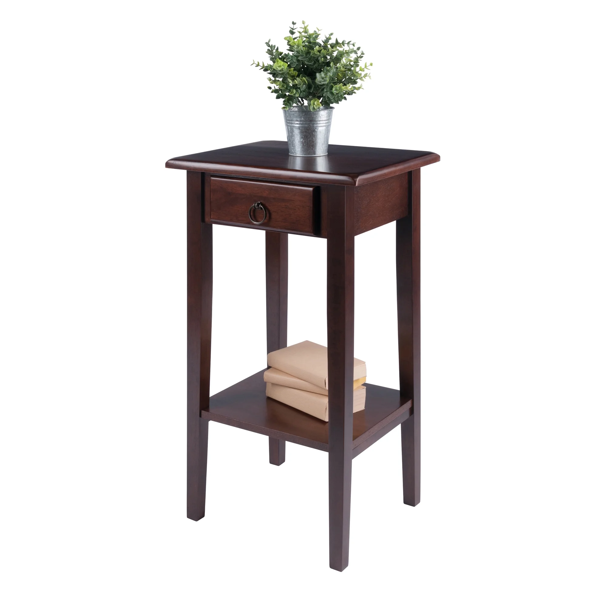 Winsome Wood Regalia Accent, Side Table, Walnut Finish - Image 2