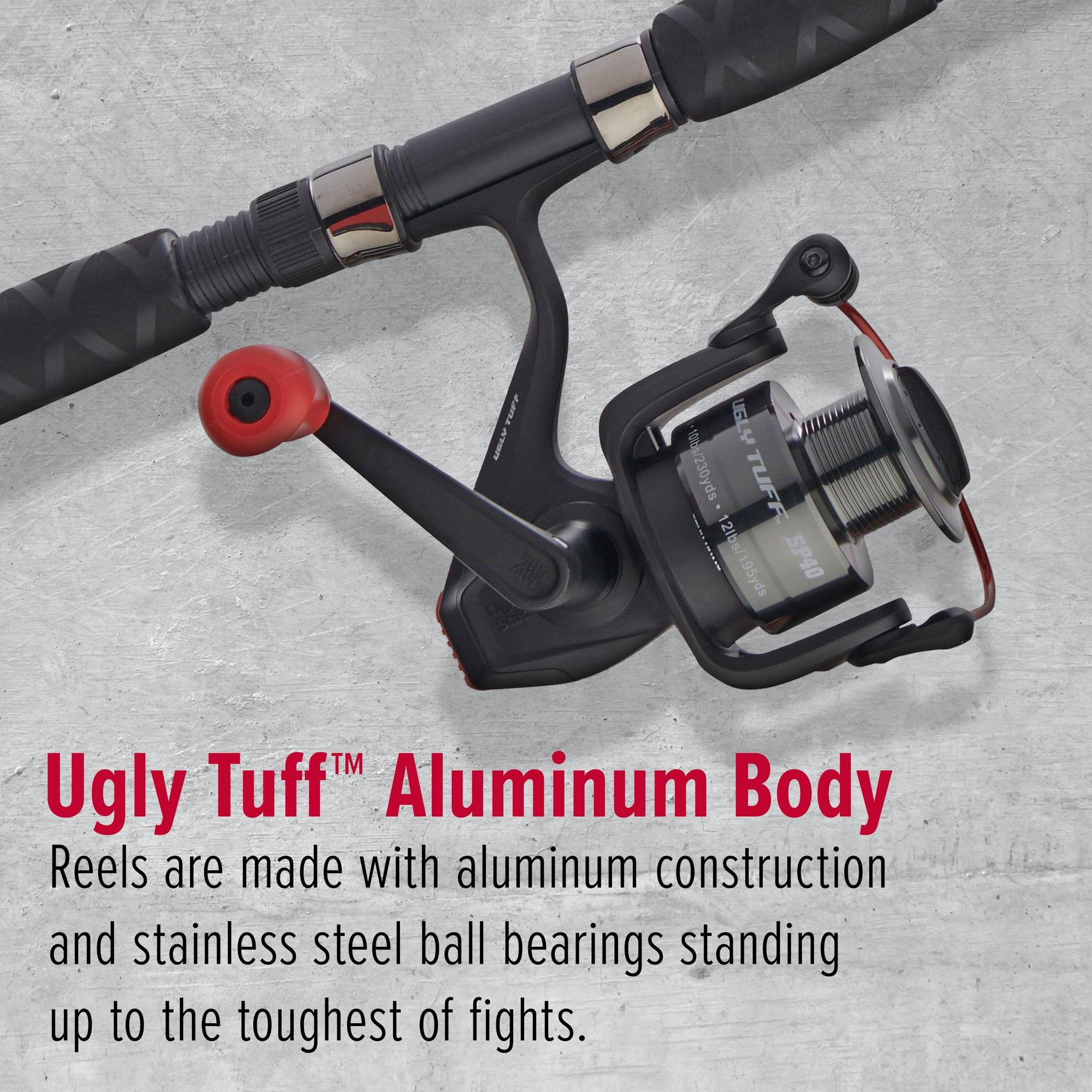 Ugly Stik Ugly Tuff™ Spinning FishingCombo, 6'6" Medium, 35 Size Reel - Image 5