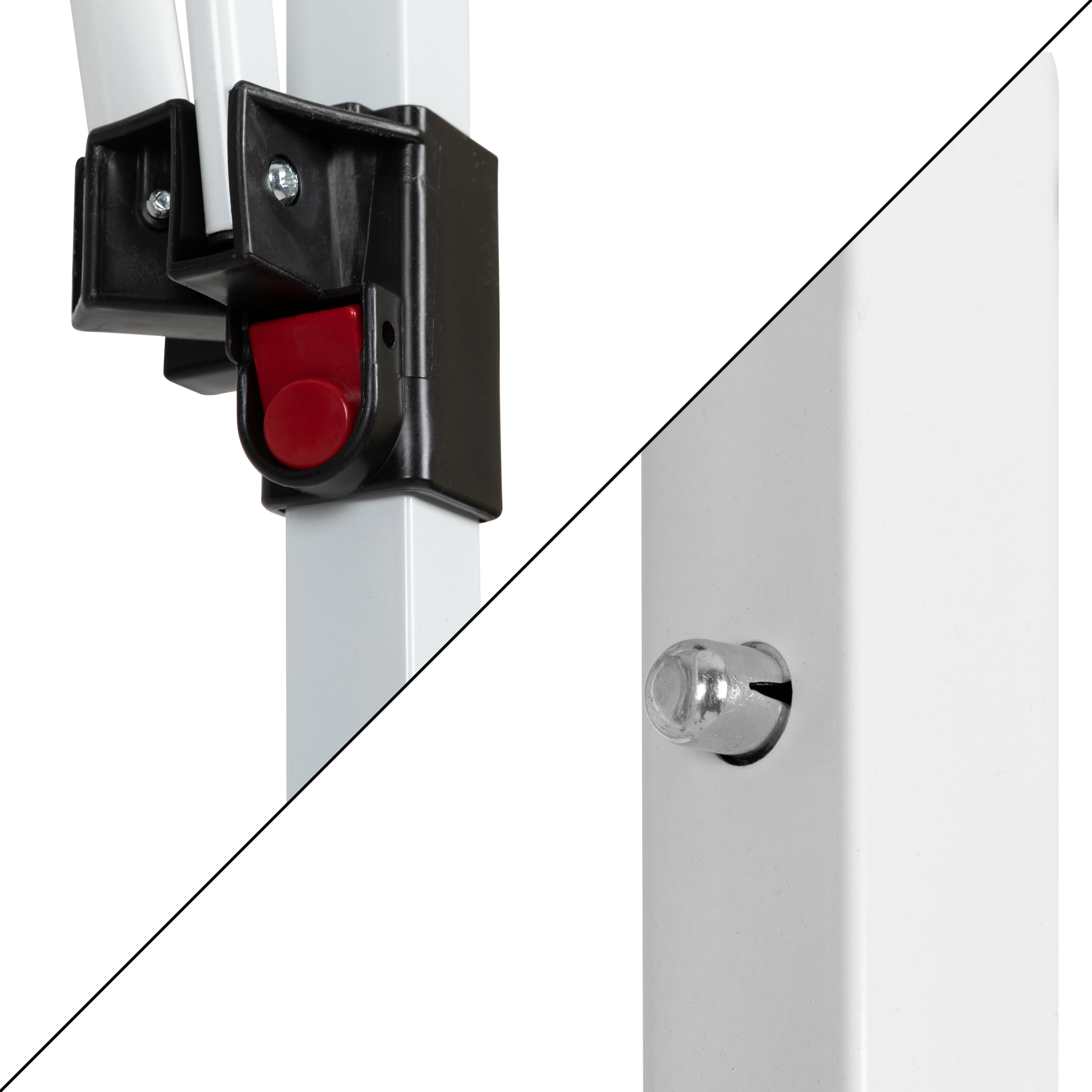 Flash Furniture Harris Collection 10' x 10' Black Pop Up Canopy Tent with Sandbags - Image 3