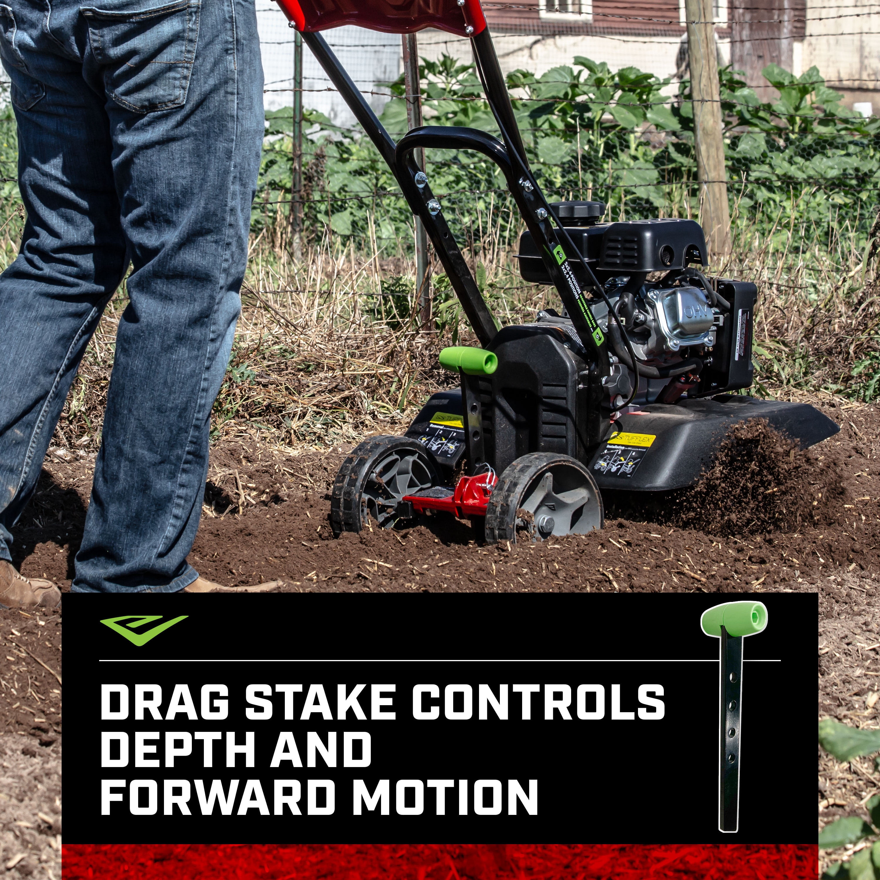 Earthquake Versa Front Tine Tiller, 99cc 4-Cycle Viper Engine - Image 2