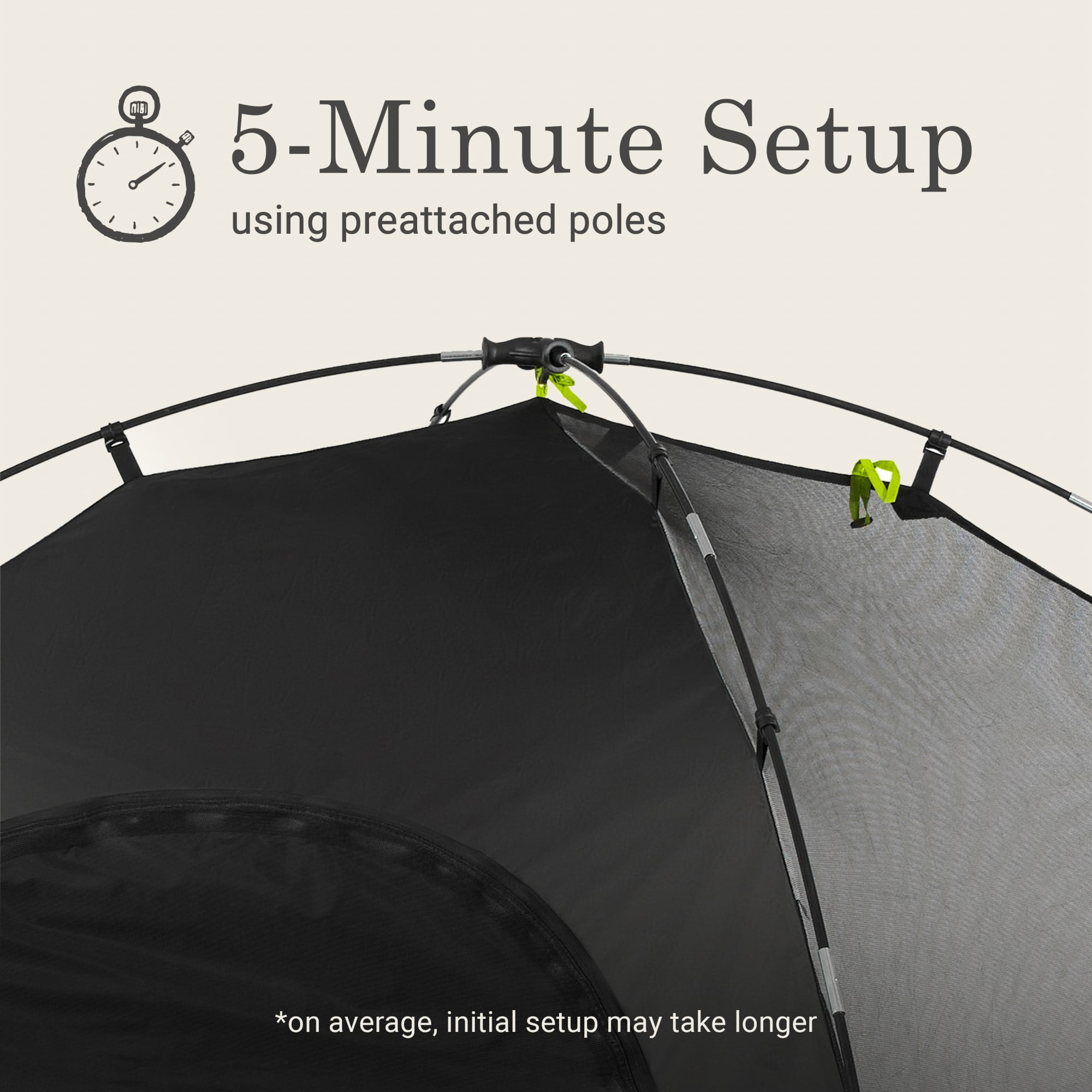 Coleman 4-Person Dark Room Stardome Camping Tent - Image 2