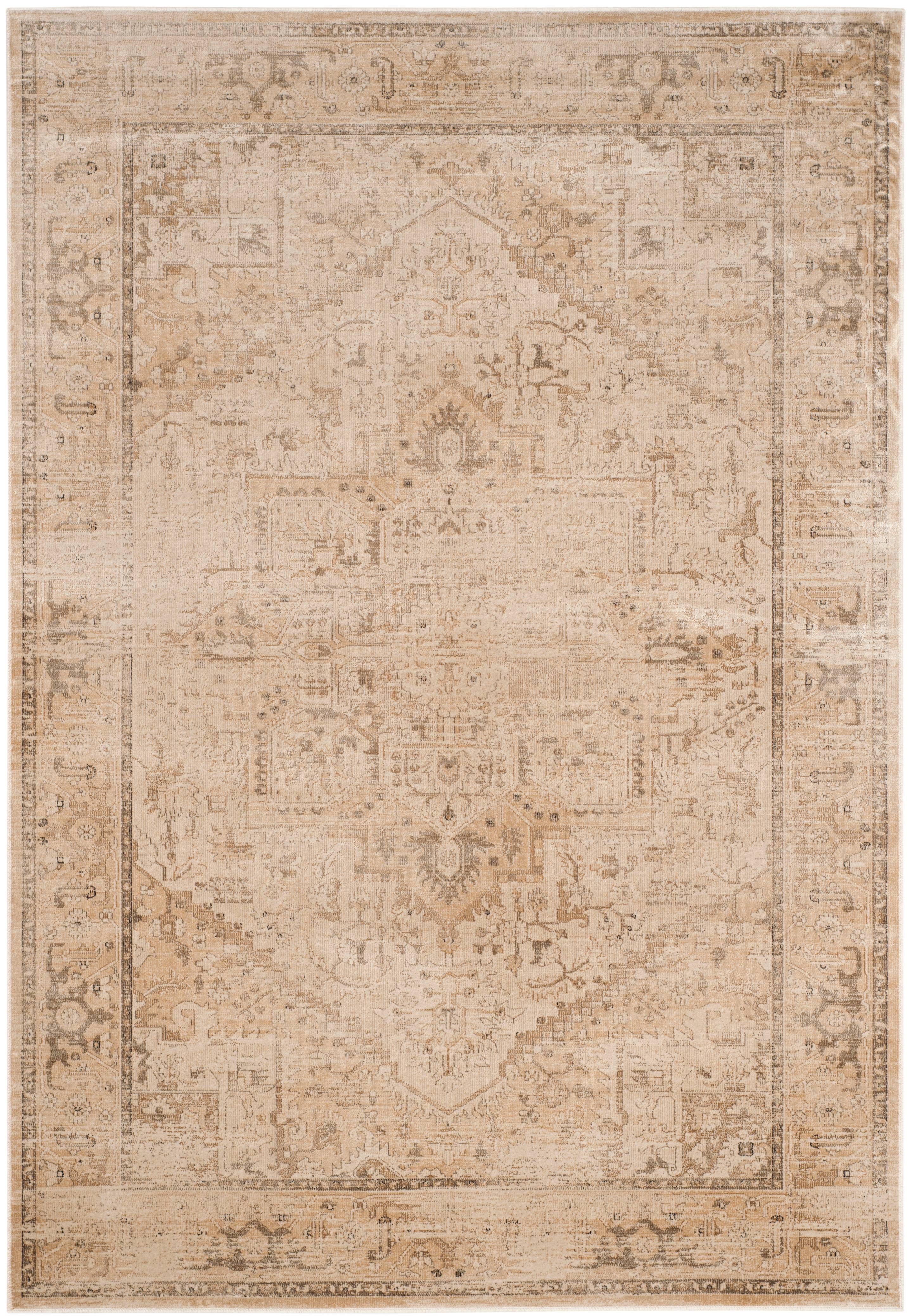 SAFAVIEH Vintage Adrian Traditional Area Rug, Stone, 5'3" x 7'6" - Image 3