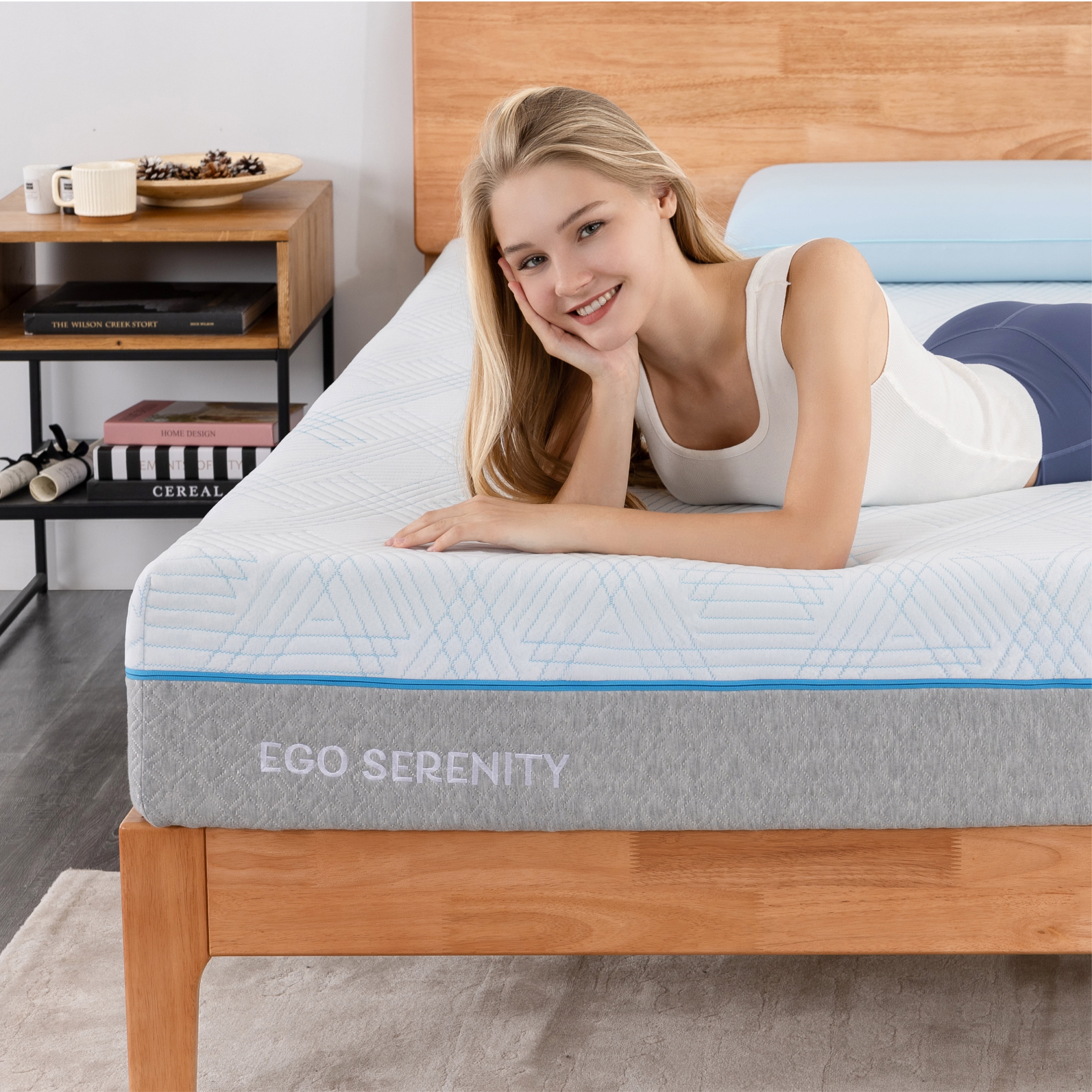 EGOHOME Queen Mattress, Gel Memory Foam 10" Mattress in a Box, Ego Serenity - Image 3