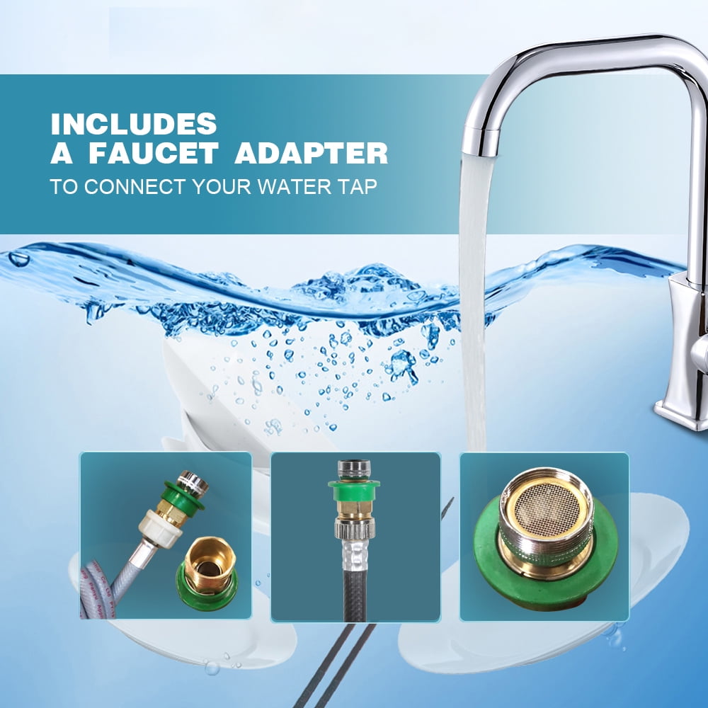 Compact Washing Machine, KAPAS Fully Automatic 2-in-1 Washer & Dryer Machine with 8 lbs. Capacity Top Load Tub Washer in White - Image 4