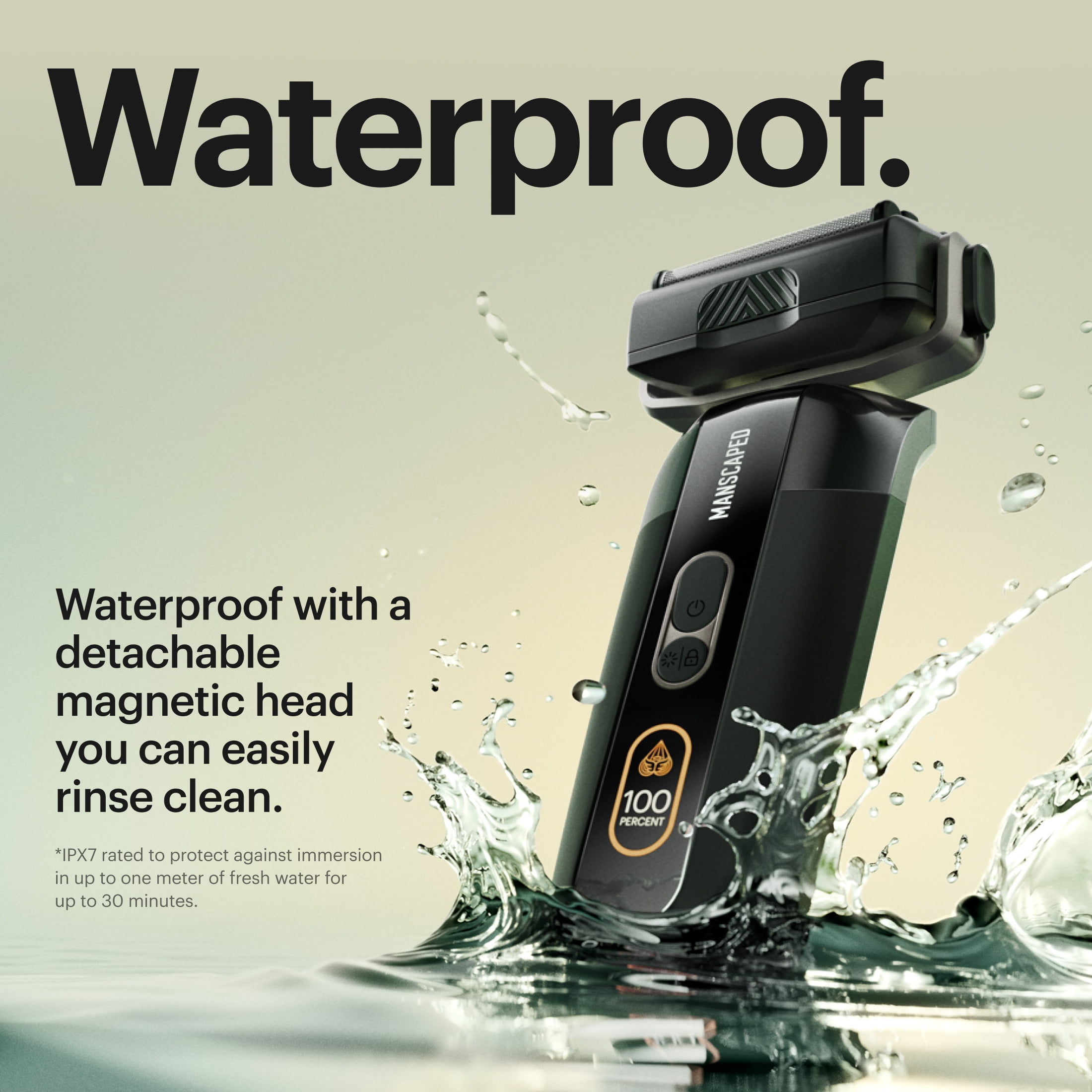 MANSCAPED® The Chairman™ Pro Precision Pack, Electric Foil Face Shaver and SkinSafe® Face Stubble Trimmer with Power Shave Gel - Image 4