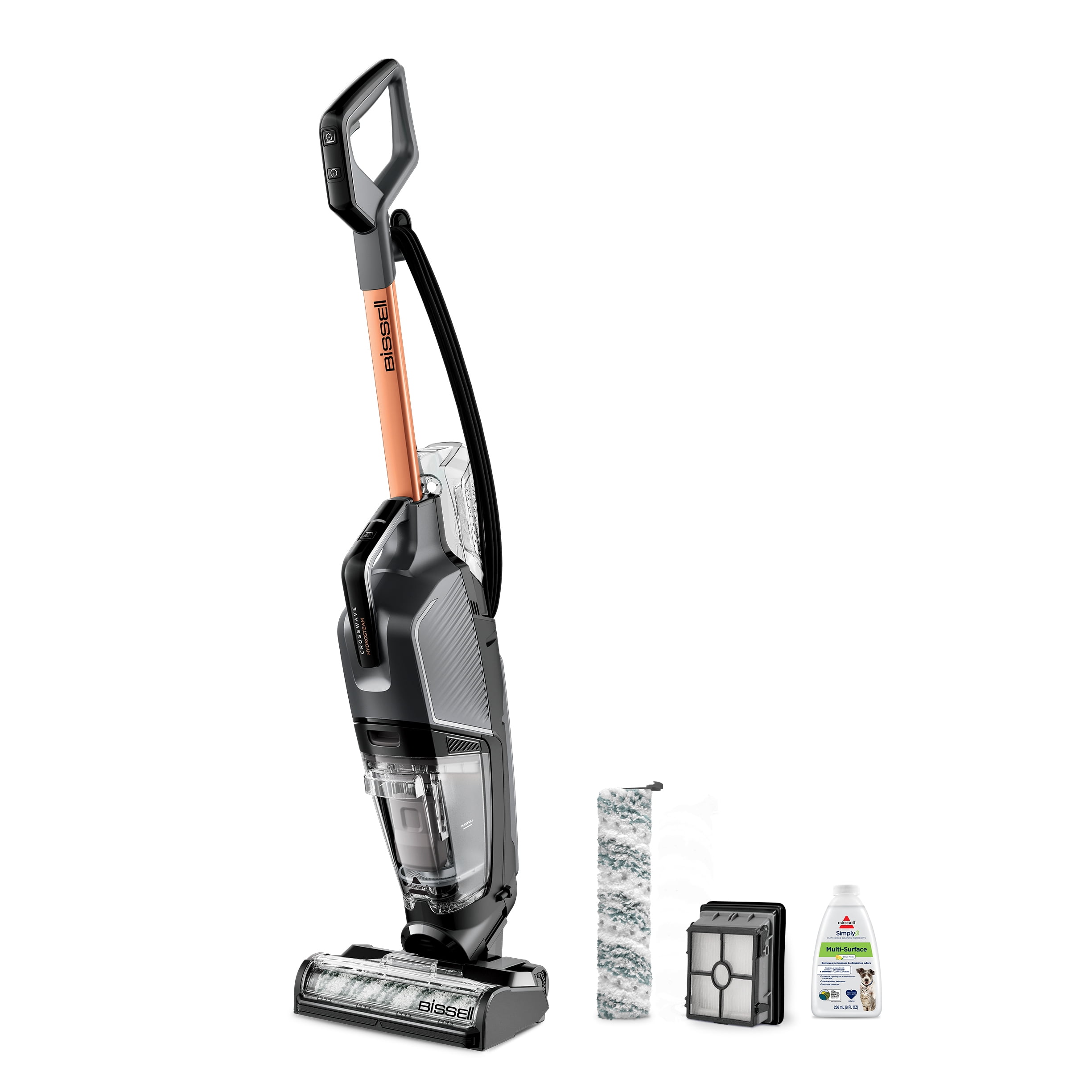 BISSELL® CrossWave® HydroSteam™ Wet Dry Vacuum 3513 & BISSELL Crosswave Multi-Surface Brush Roll, 1868 - Image 2