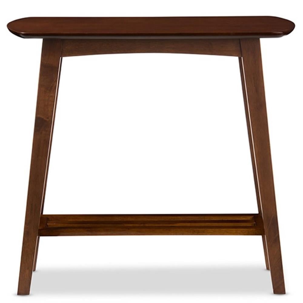 Baxton Studio Sacramento Modern Style Dark Walnut Console Table - Image 3