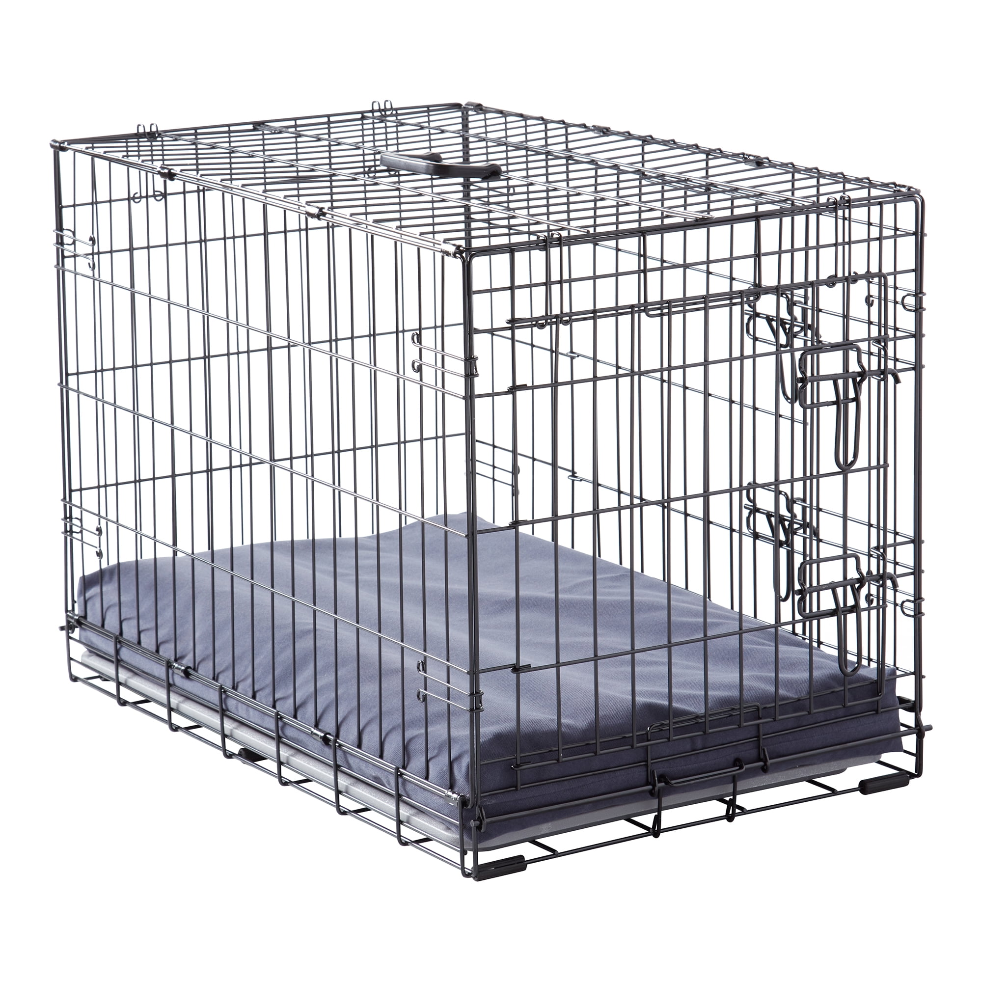 Happy Hounds Cooper Deluxe Reversible Crate Pad, Denim, Large (42" x 28") - Image 6