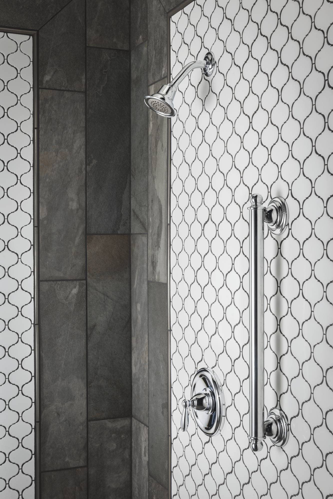 Moen Brantford Brushed Nickel 12" Designer Grab Bar - Image 8