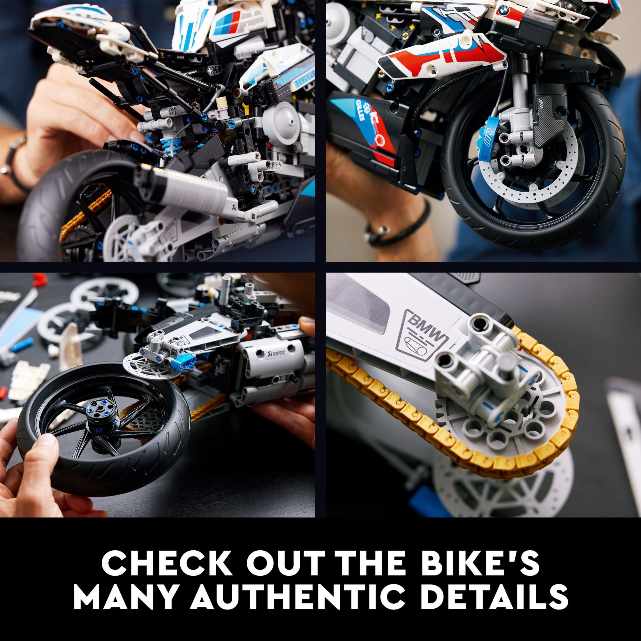 LEGO Technic BMW M 1000 RR 42130 Motorcycle Model Kit for Adults, Build and Display Motorcycle Set with Motorcycle Gift Idea - Image 5