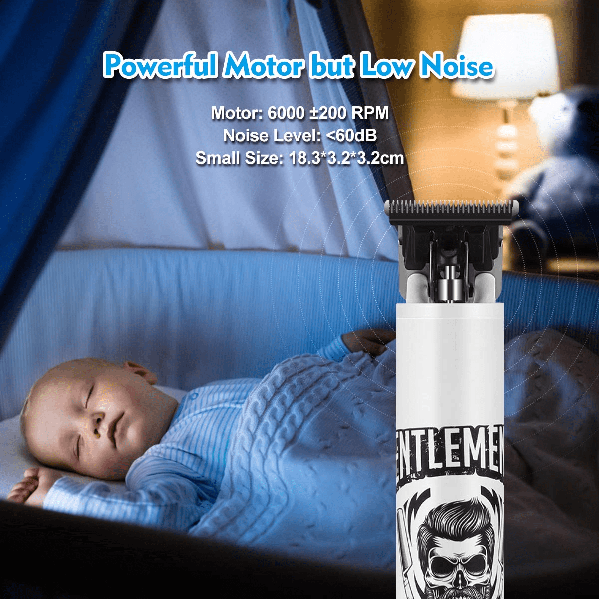 Professional Hair Clippers for Men Barber Clippers and Trimmer Set - Image 2